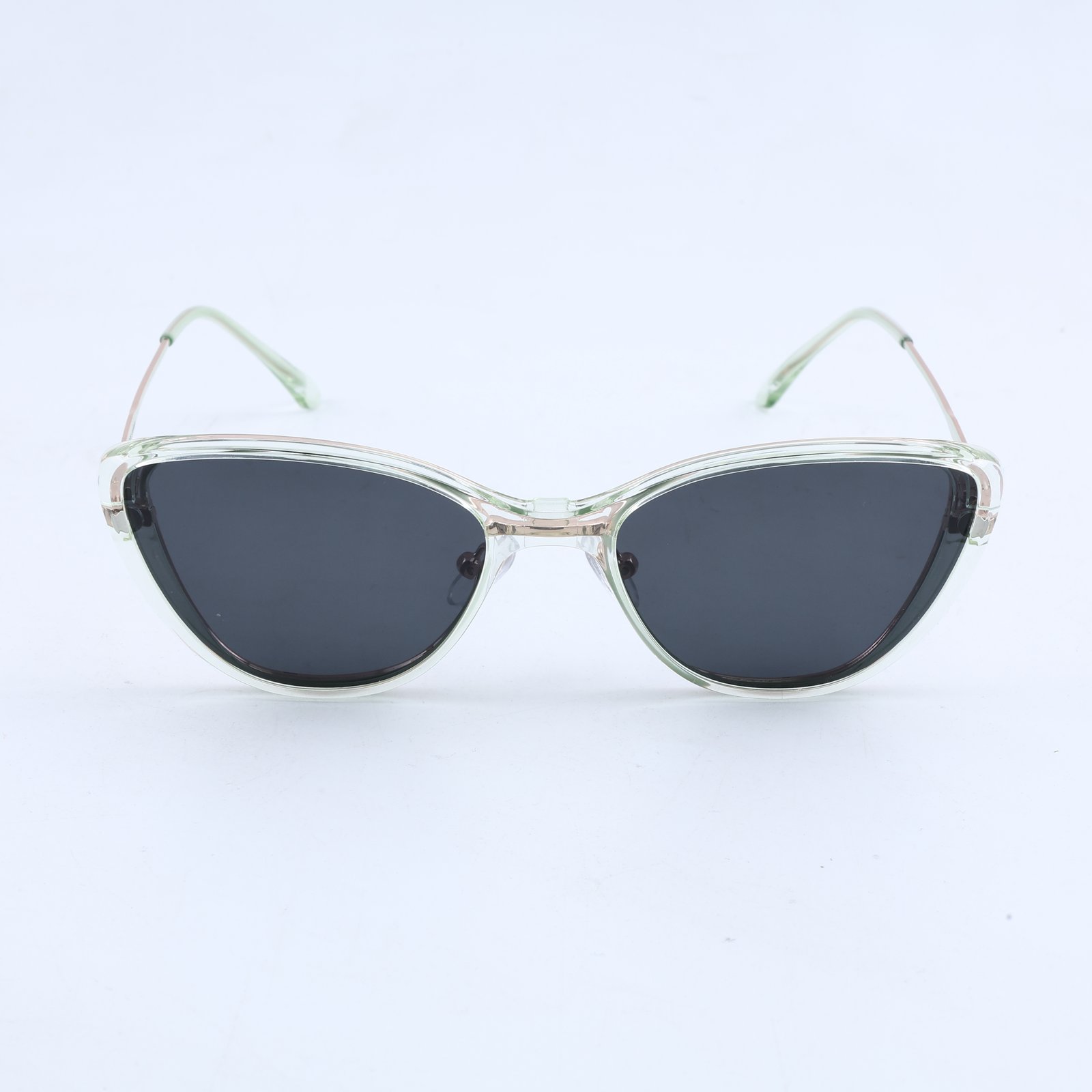 OG Mint Muse Clip-On | Crystal Cat-Eye Magnetic Sunglasses