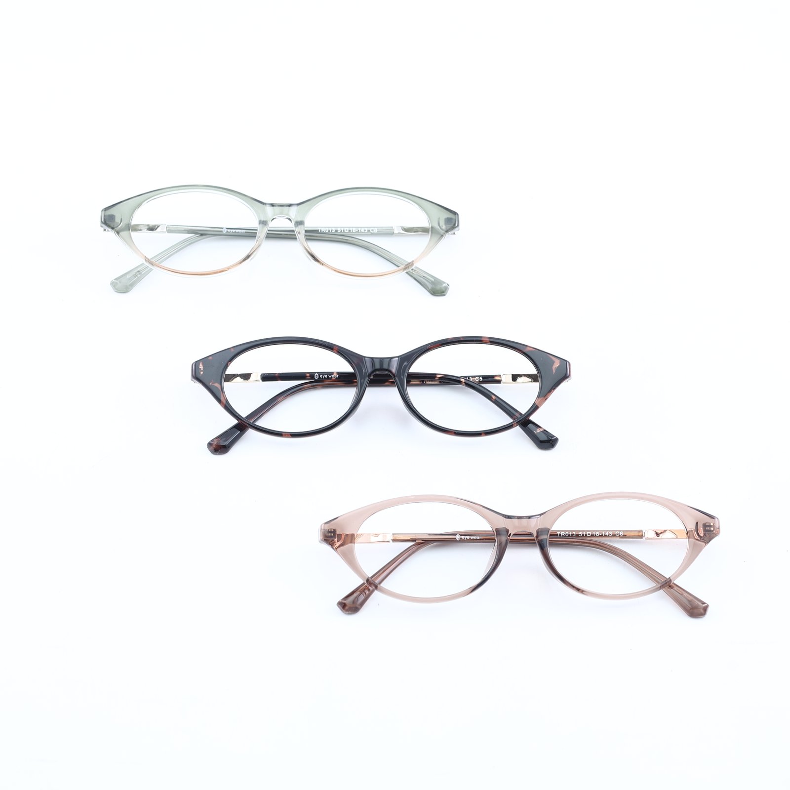 OG Mint Whisper Full Rim Oval Eyeglasses | Transparent Dual Tone Pastel Lightweight Optical Frame for Women