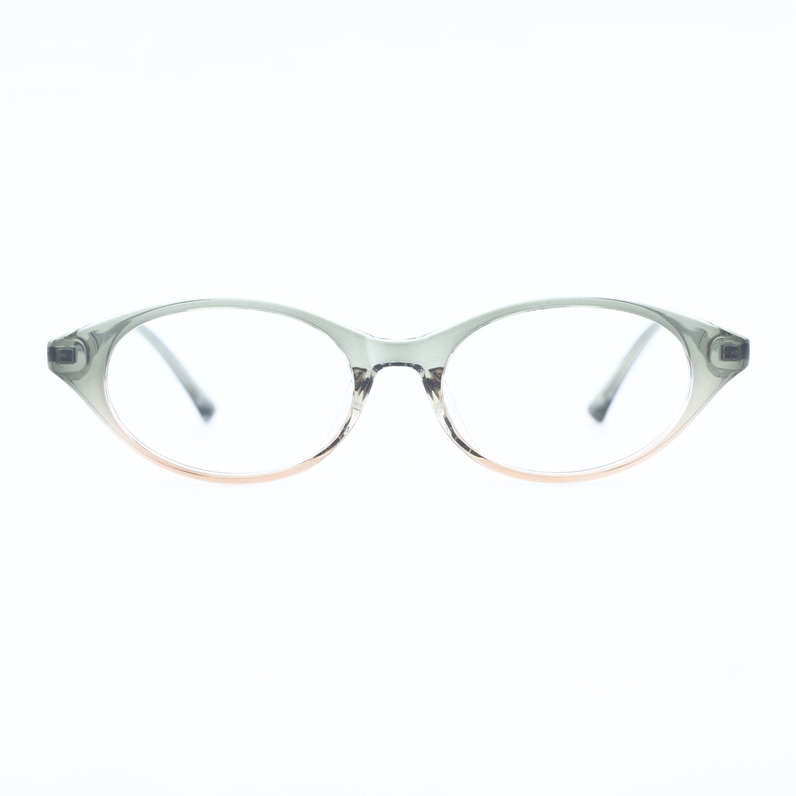 OG Mint Whisper Full Rim Oval Eyeglasses | Transparent Dual Tone Pastel Lightweight Optical Frame for Women