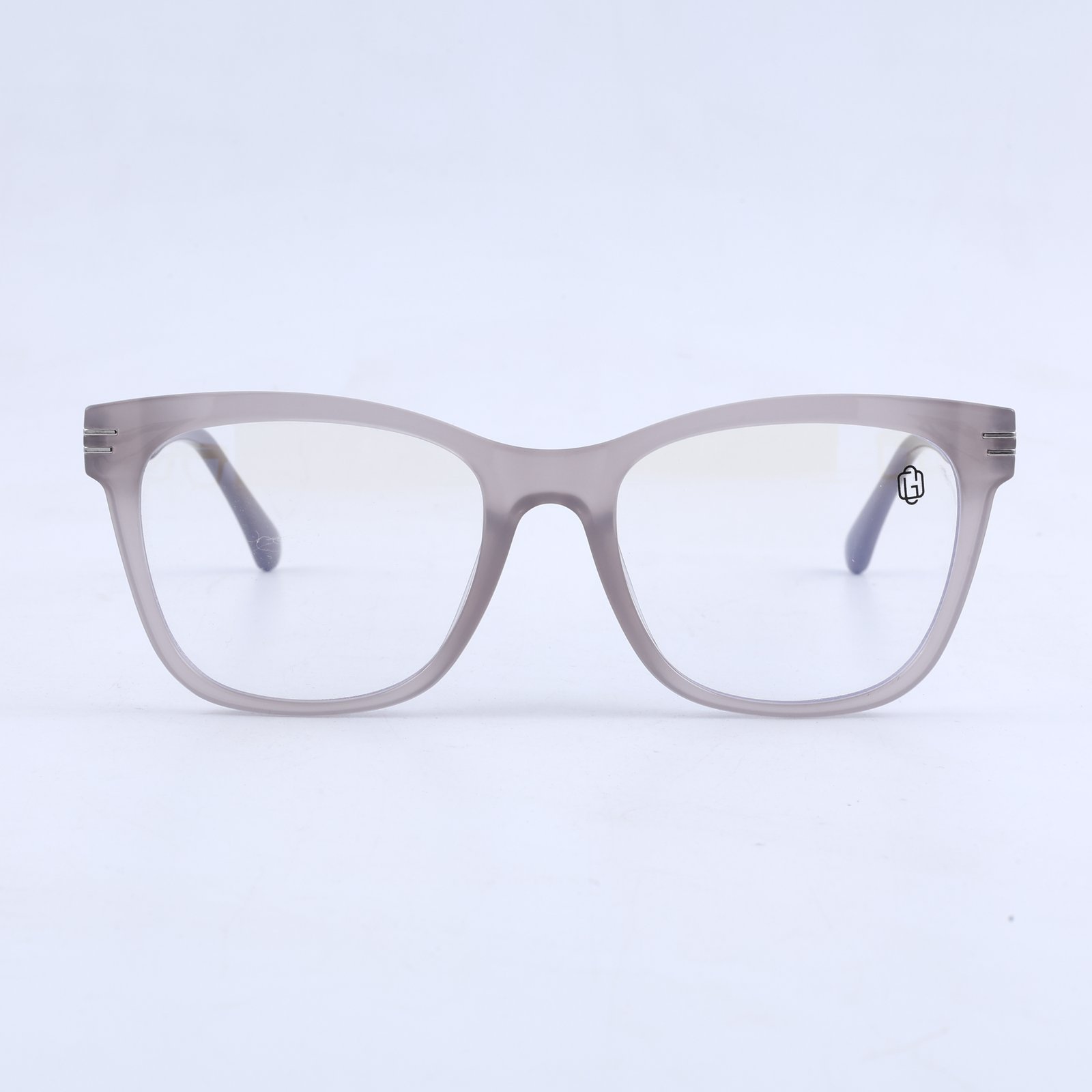 OG Mist Luxe Edge | Frosted Nude Square Eyeglasses