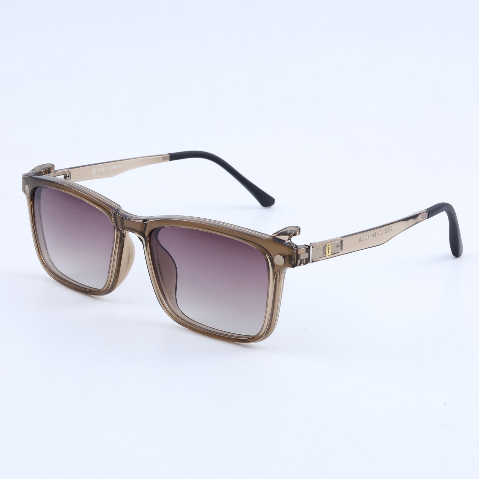OG Mocha Blush | Crystal Square Sunglasses