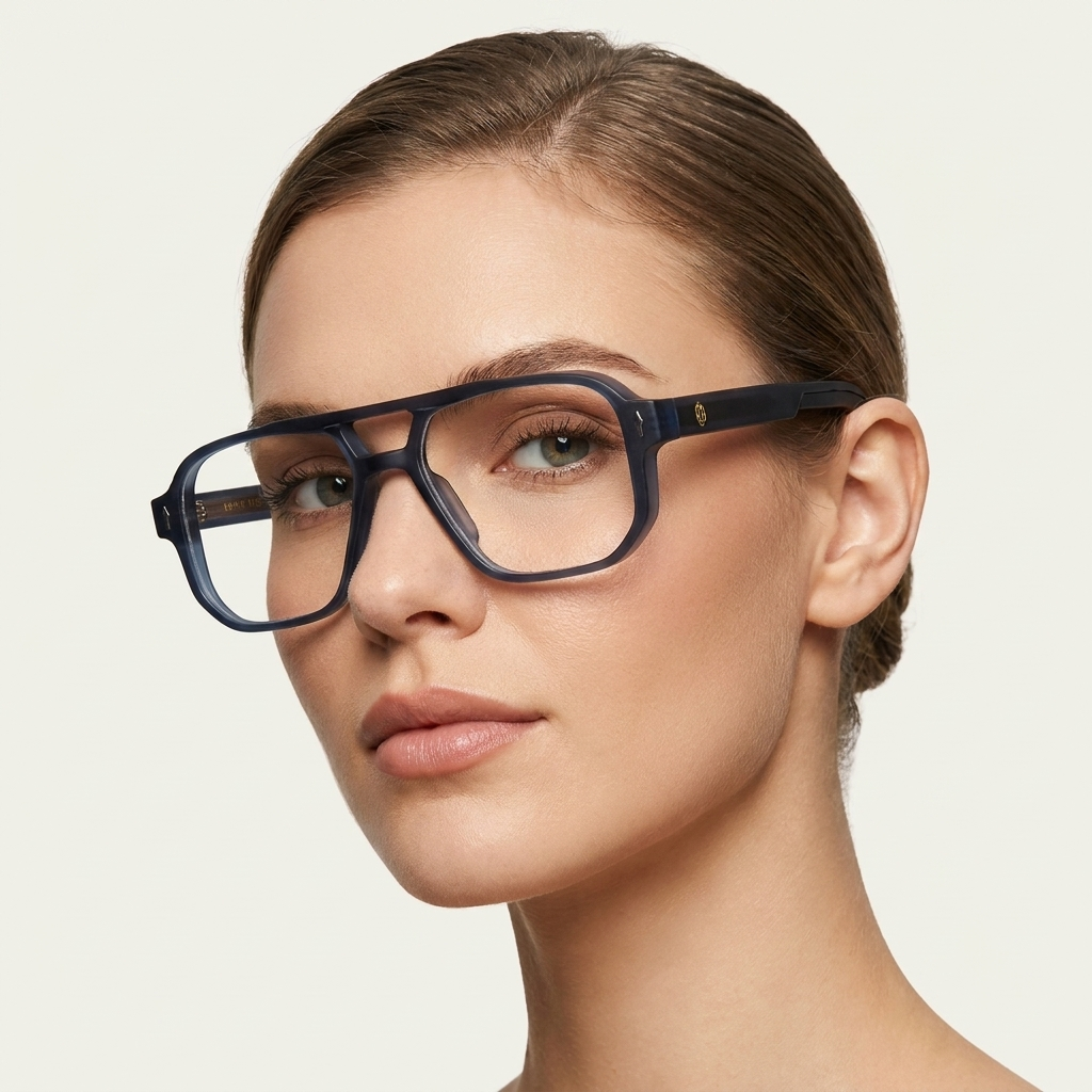OG Navy Vanguard | Luxury Midnight Blue Navigator Optical Frame
