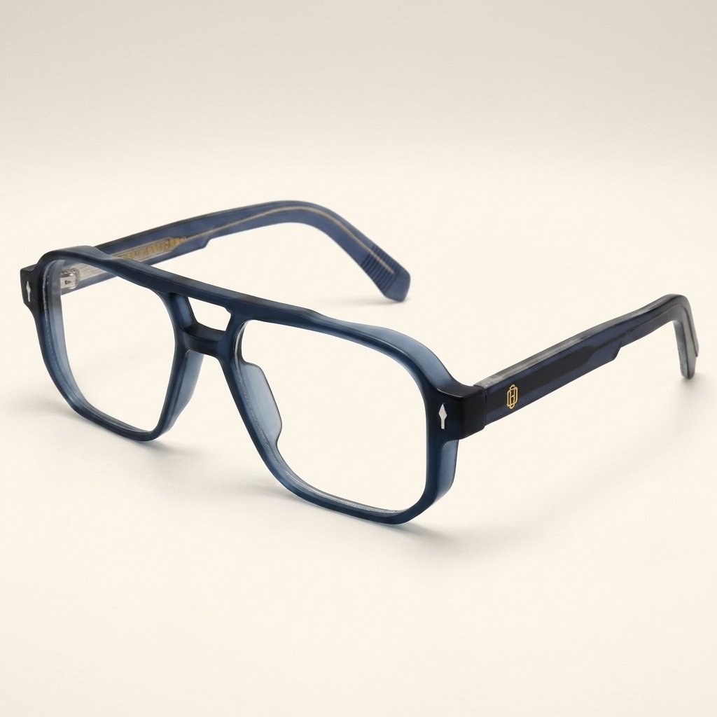 OG Navy Vanguard | Luxury Midnight Blue Navigator Optical Frame