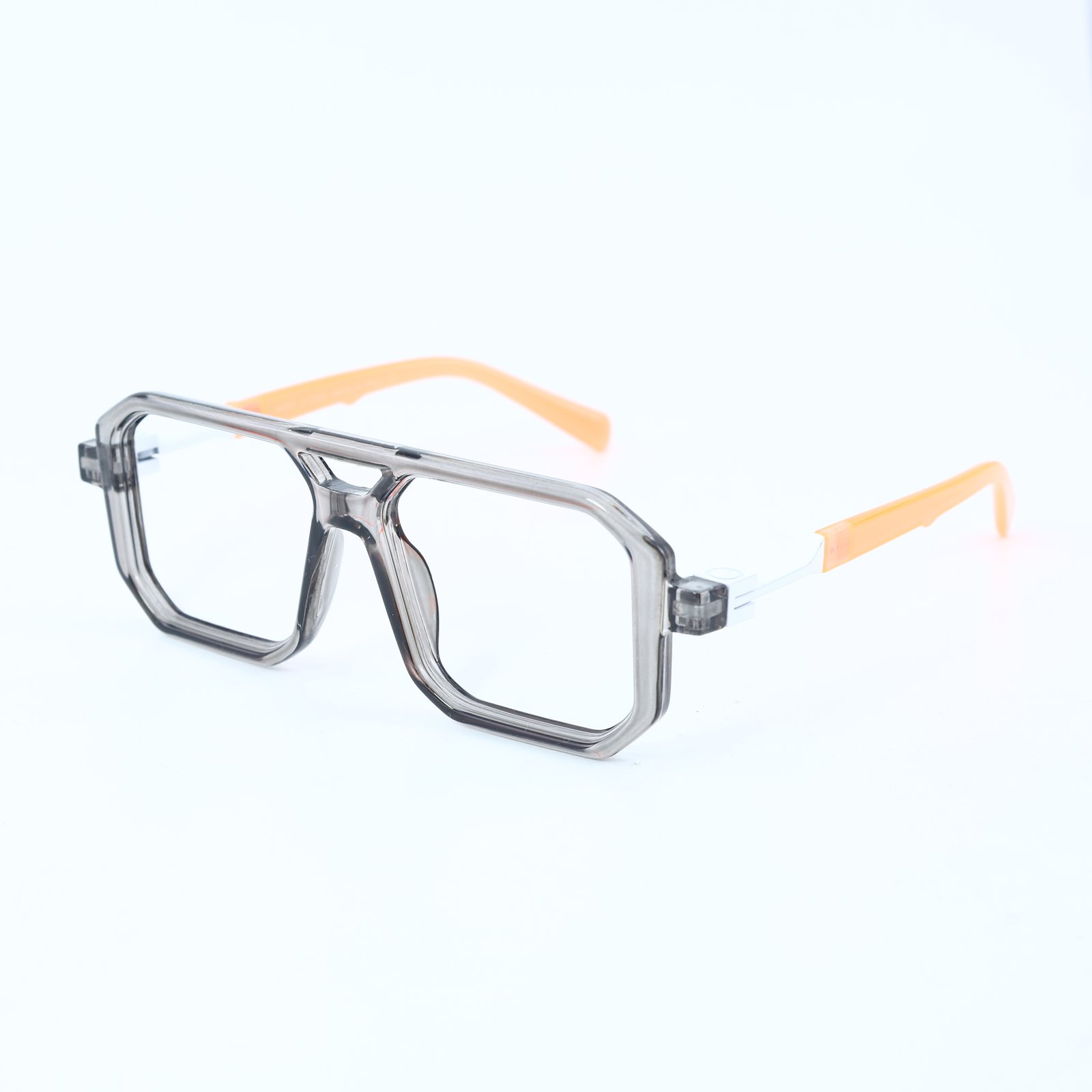 OG Neo Grid Shield | Futuristic Square Frame Eyeglasses