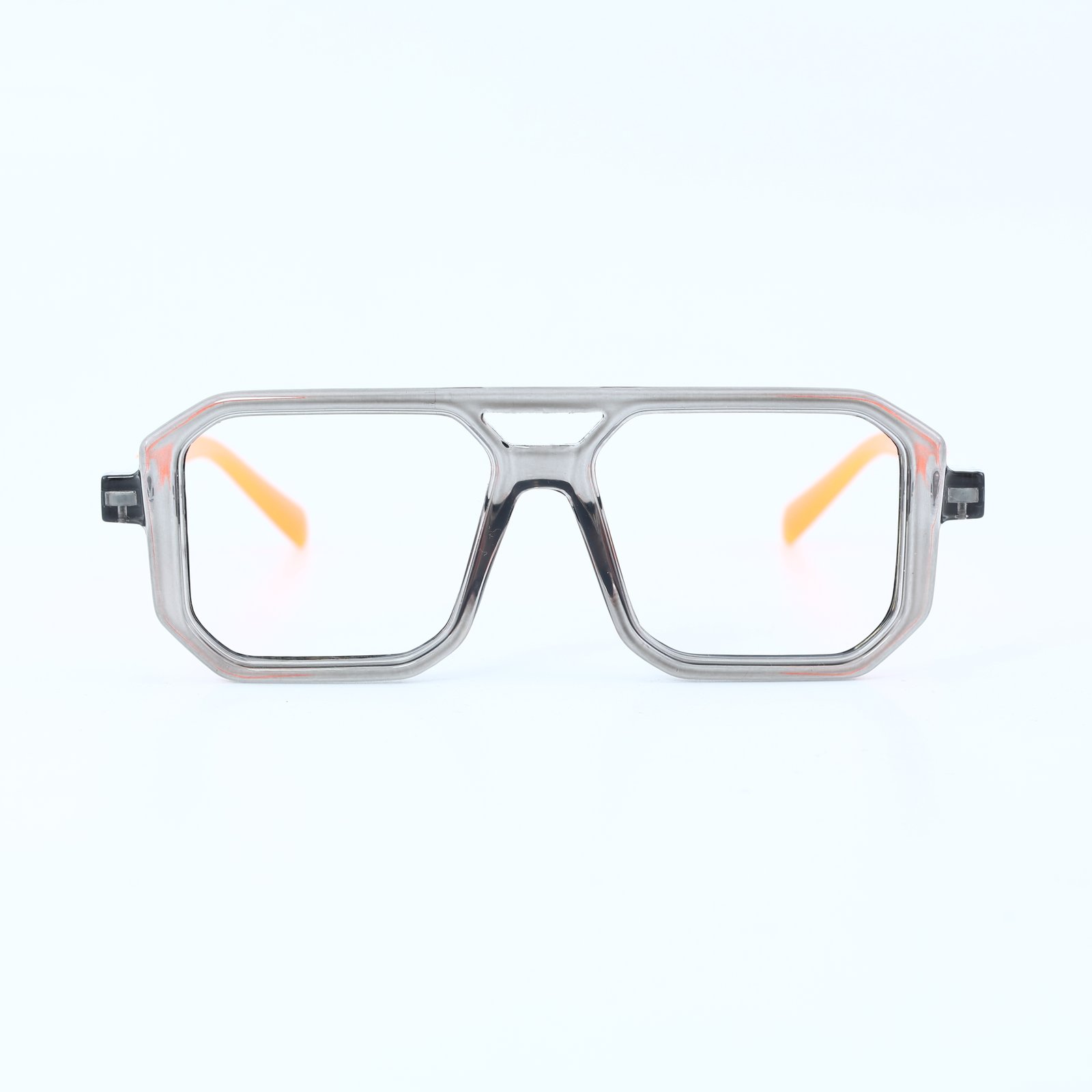 OG Neo Grid Shield | Futuristic Square Frame Eyeglasses