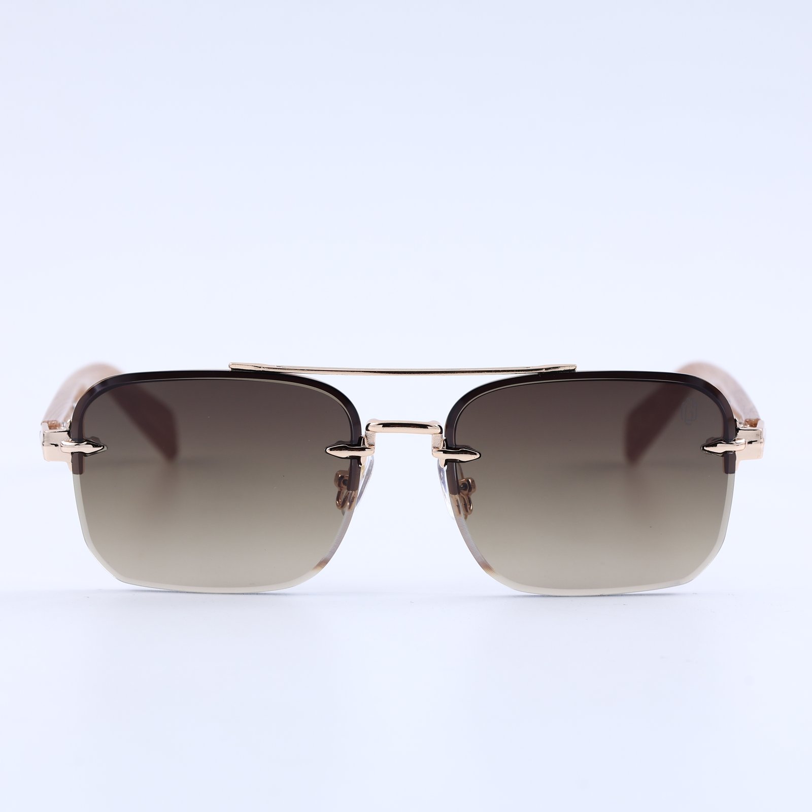 OG Noir Aero Blade | Rimless Gradient Square Sunglasses