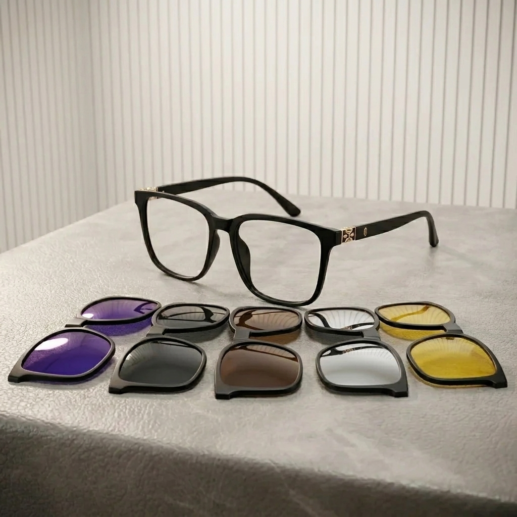 OG Noir Crown Flex | Premium Square Eyeglasses