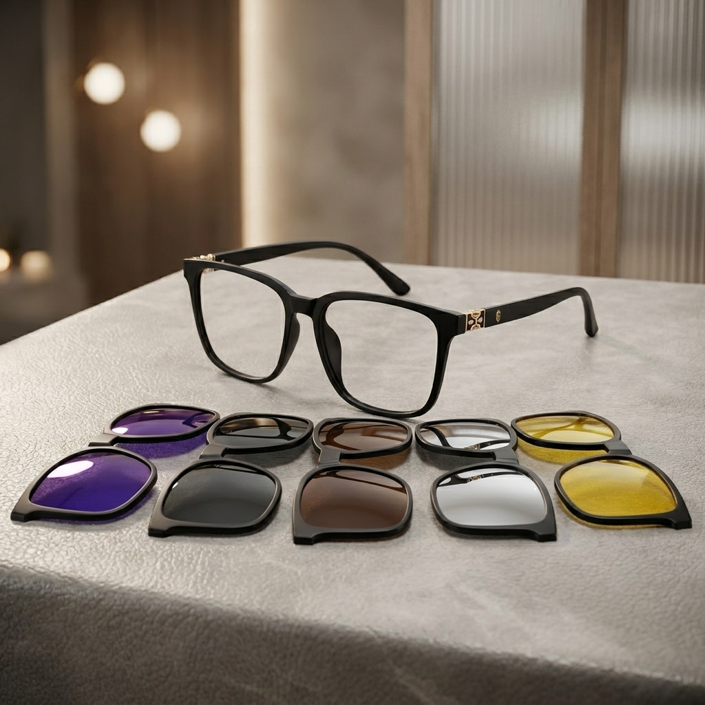 OG Noir Crown Flex | Premium Square Eyeglasses