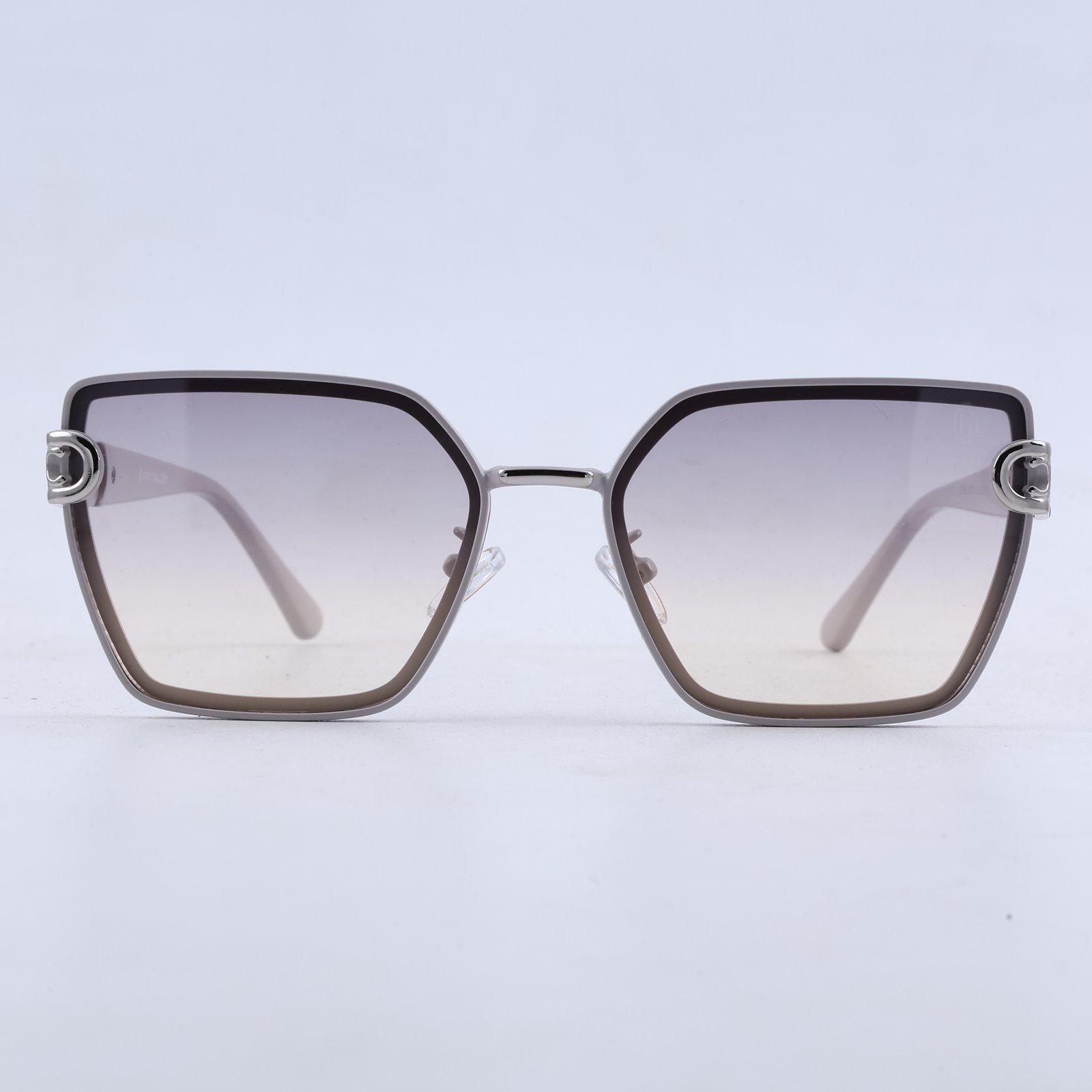 OG Noir Eclipse | Luxury Black Geometric Sunglasses with Signature Link Temples