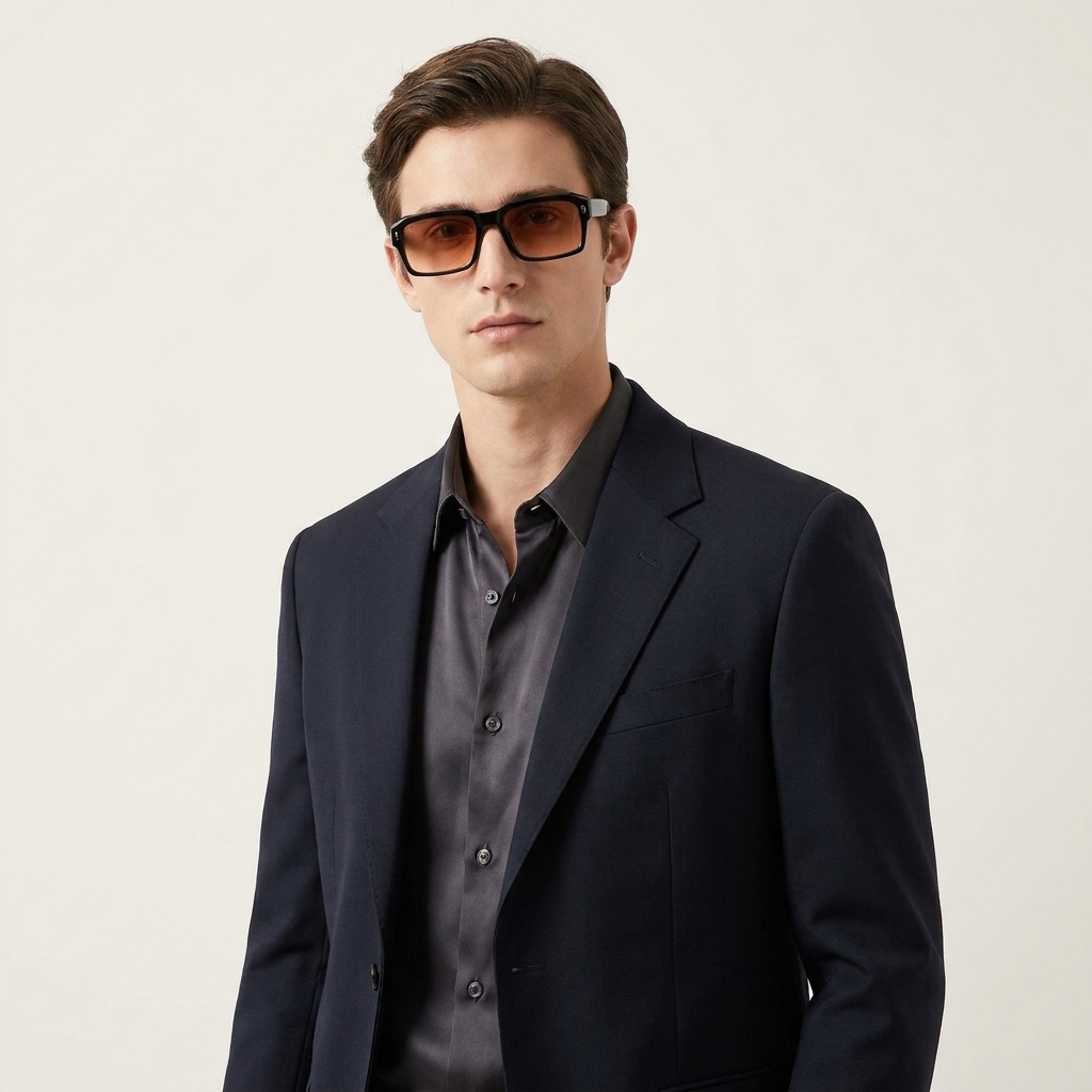 OG Noir Fade Classic | Rectangular Gradient Brown Sunglasses