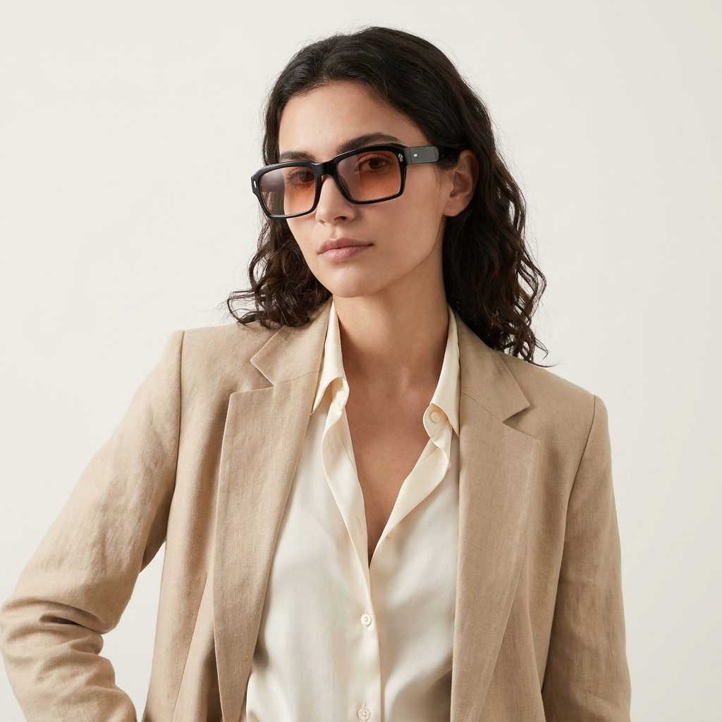 OG Noir Fade Classic | Rectangular Gradient Brown Sunglasses