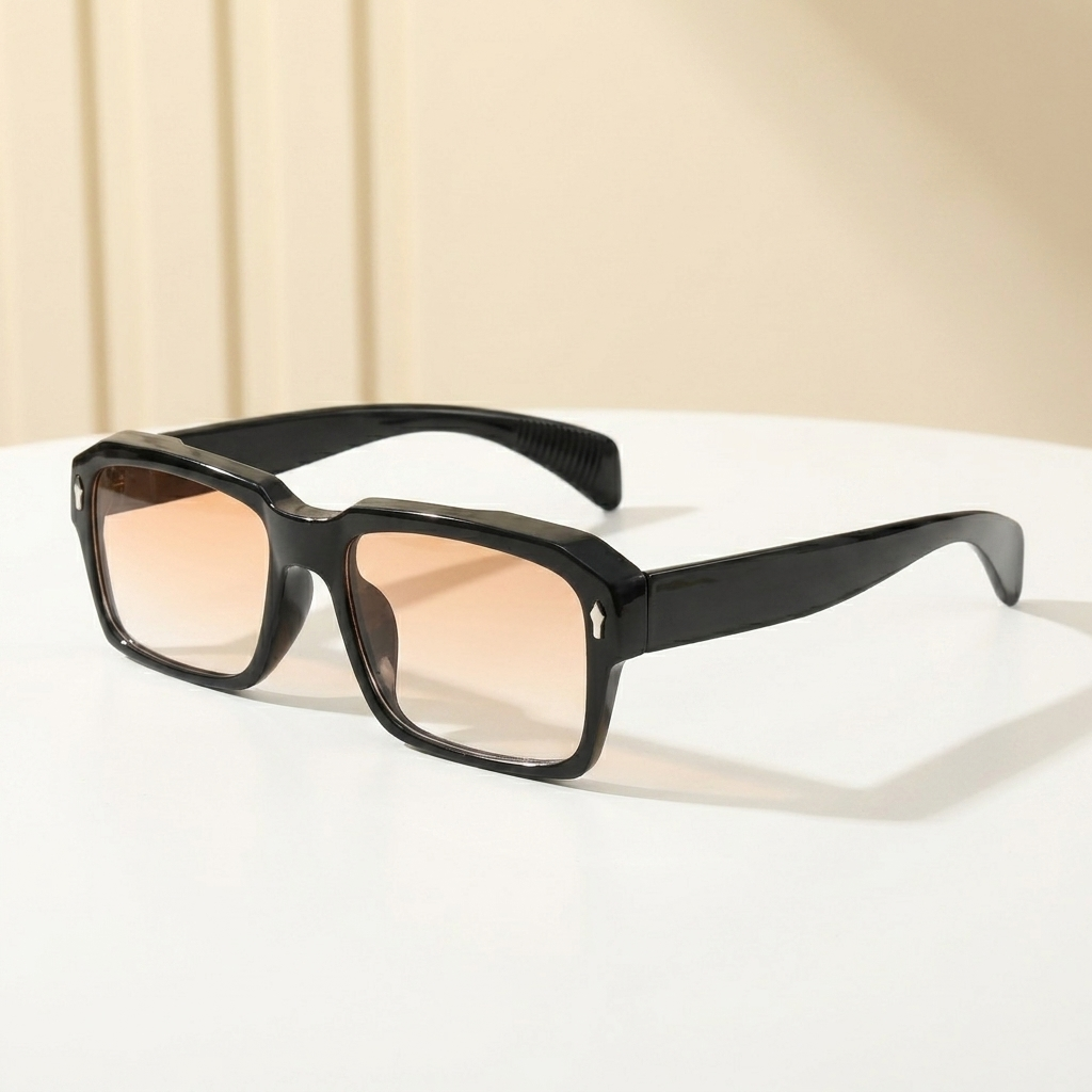 OG Noir Fade Classic | Rectangular Gradient Brown Sunglasses