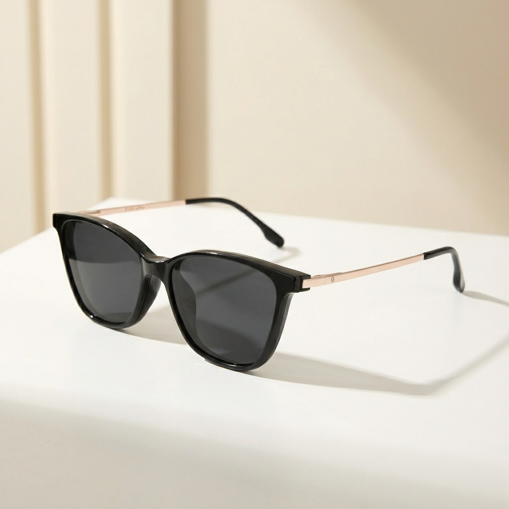 OG Noir Grace | Cat-Eye Luxe Clip-on Sunglasses