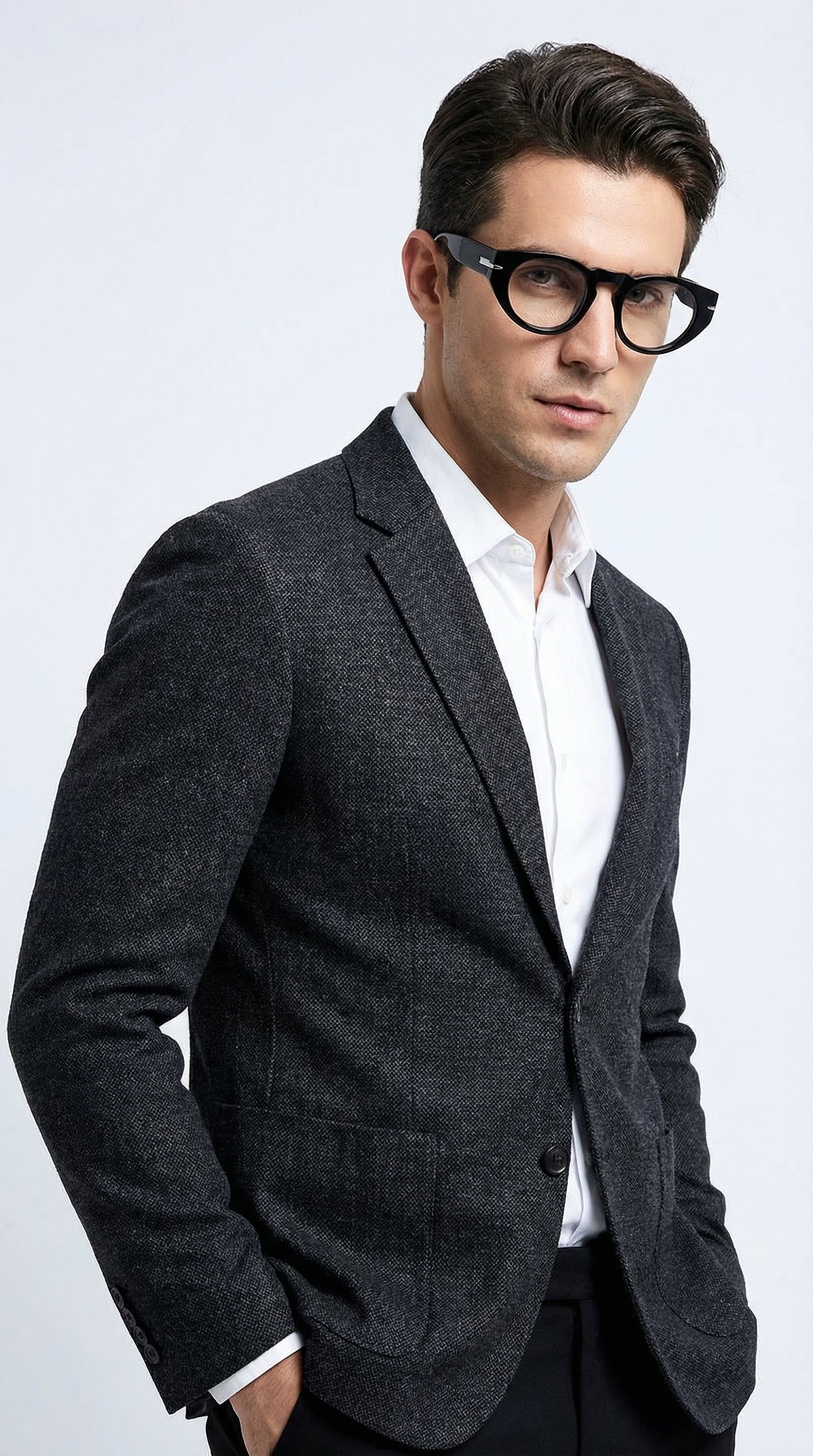 OG Noir Loop Men’s Eyeglasses | Premium Full Rim Optical Frame