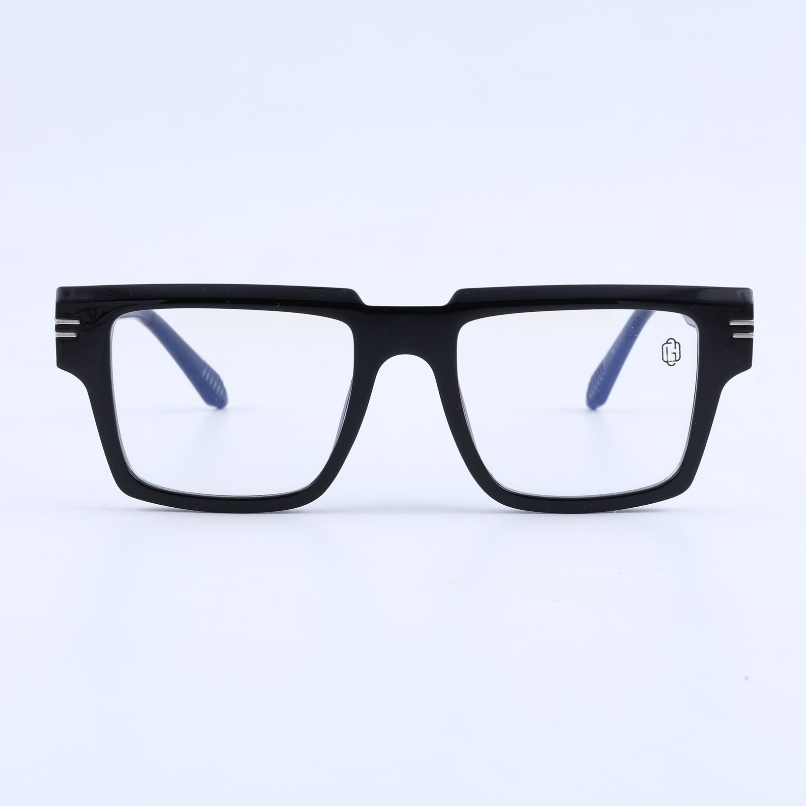 OG Noir Luxe Edge | Bold Black Square Eyeglasses