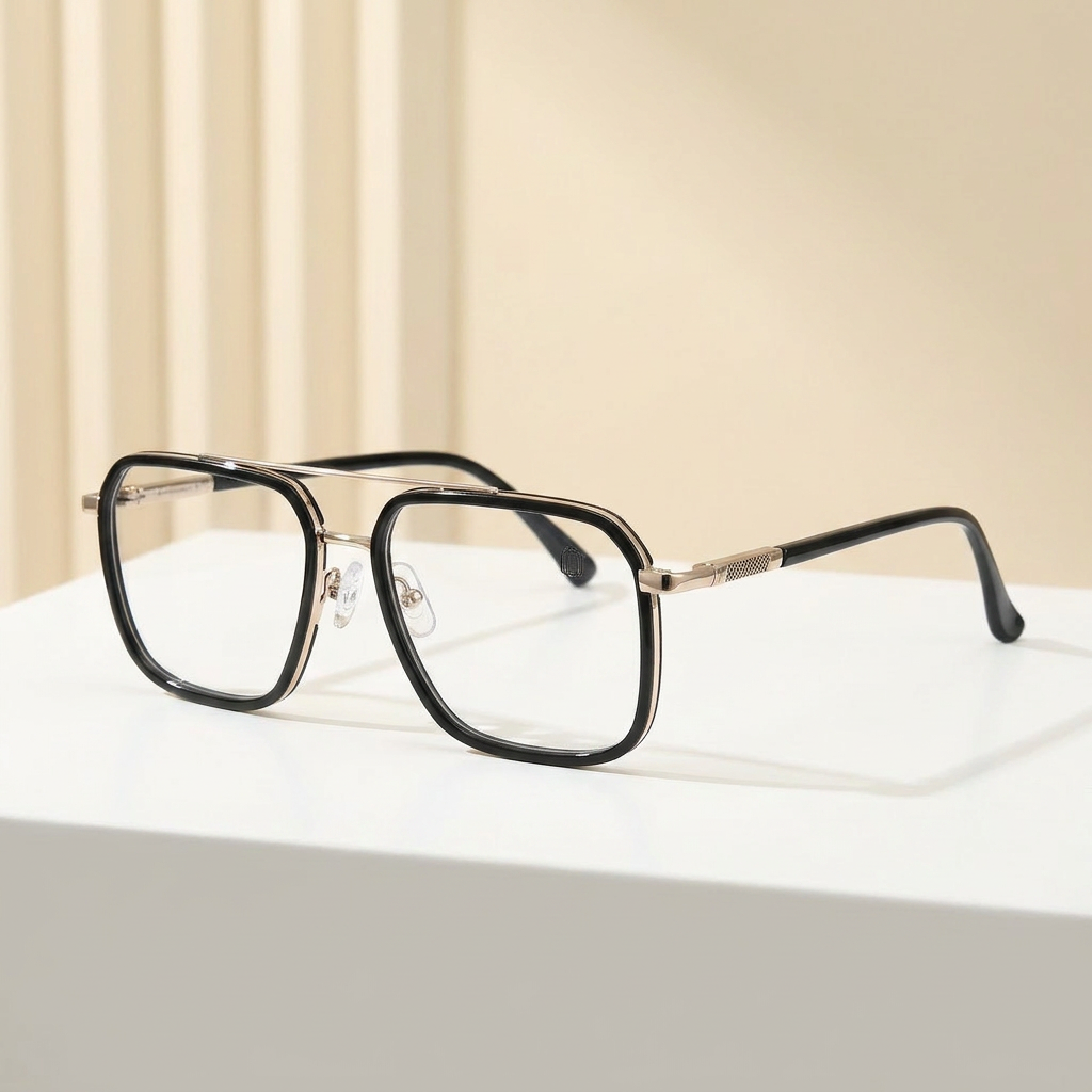 OG Noir Monarch | Luxury Black & Rose Gold Executive Frame