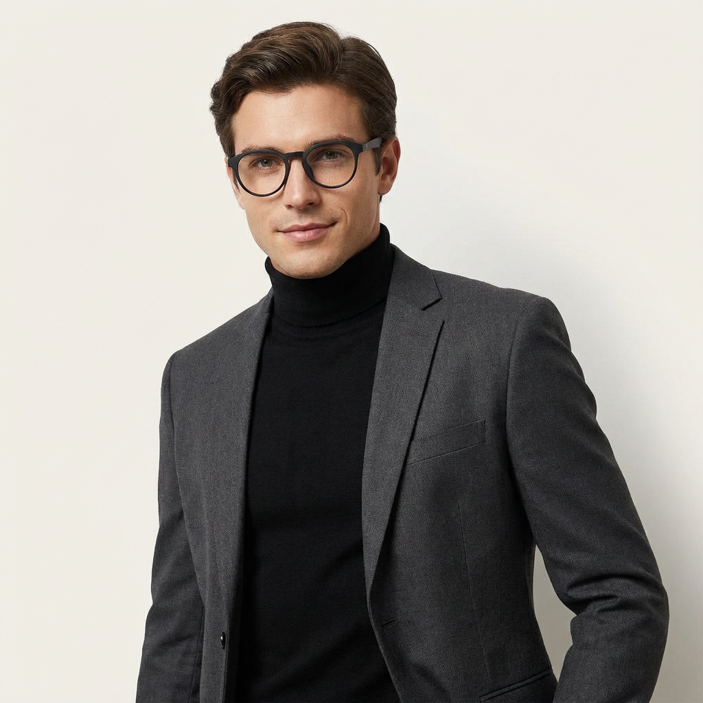 OG Noir Orbit | Classic Round Minimal Eyeglasses