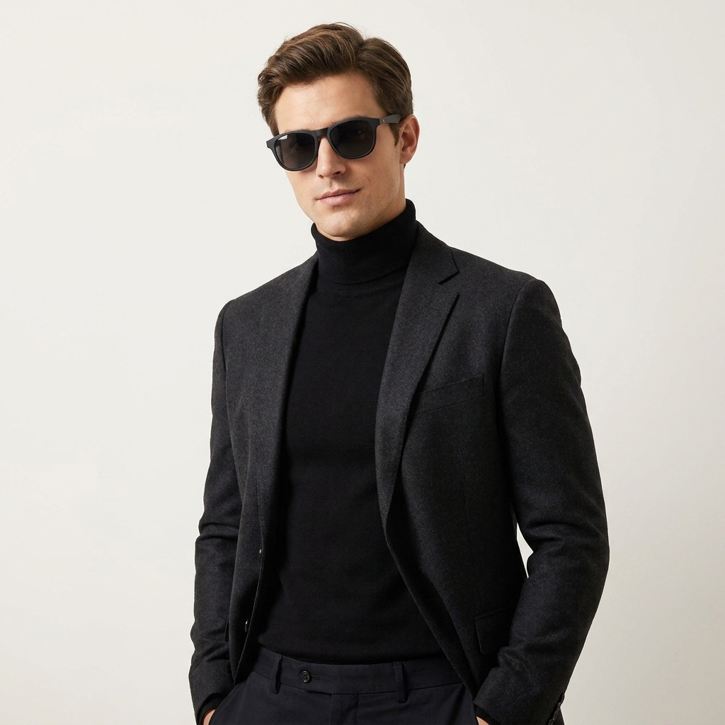 OG Noir Orbit | Classic Round Minimal Eyeglasses