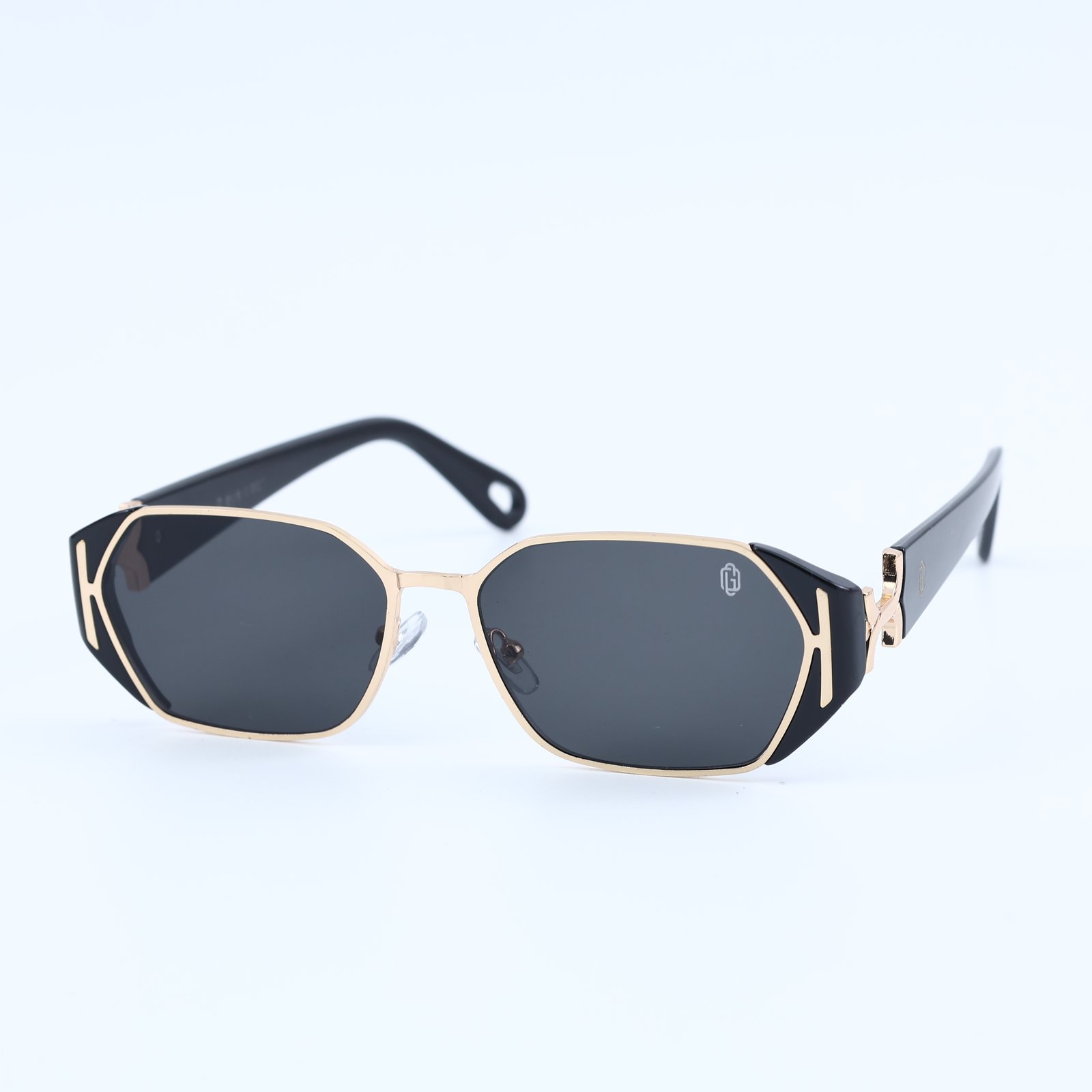 OG Noir Royale Edge | Luxury Geometric Metal Sunglasses