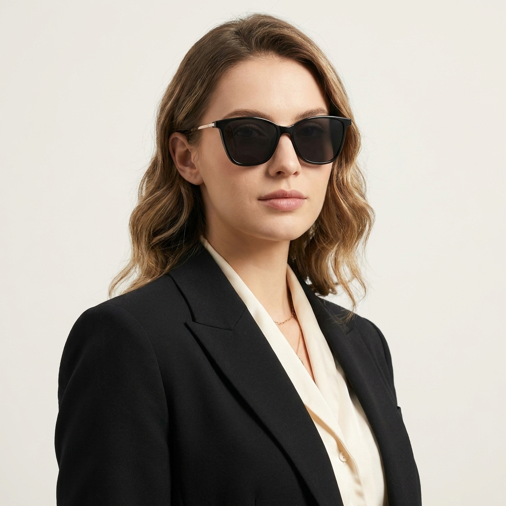 OG Noir Sleek | Modern Cat-Eye Sunglasses