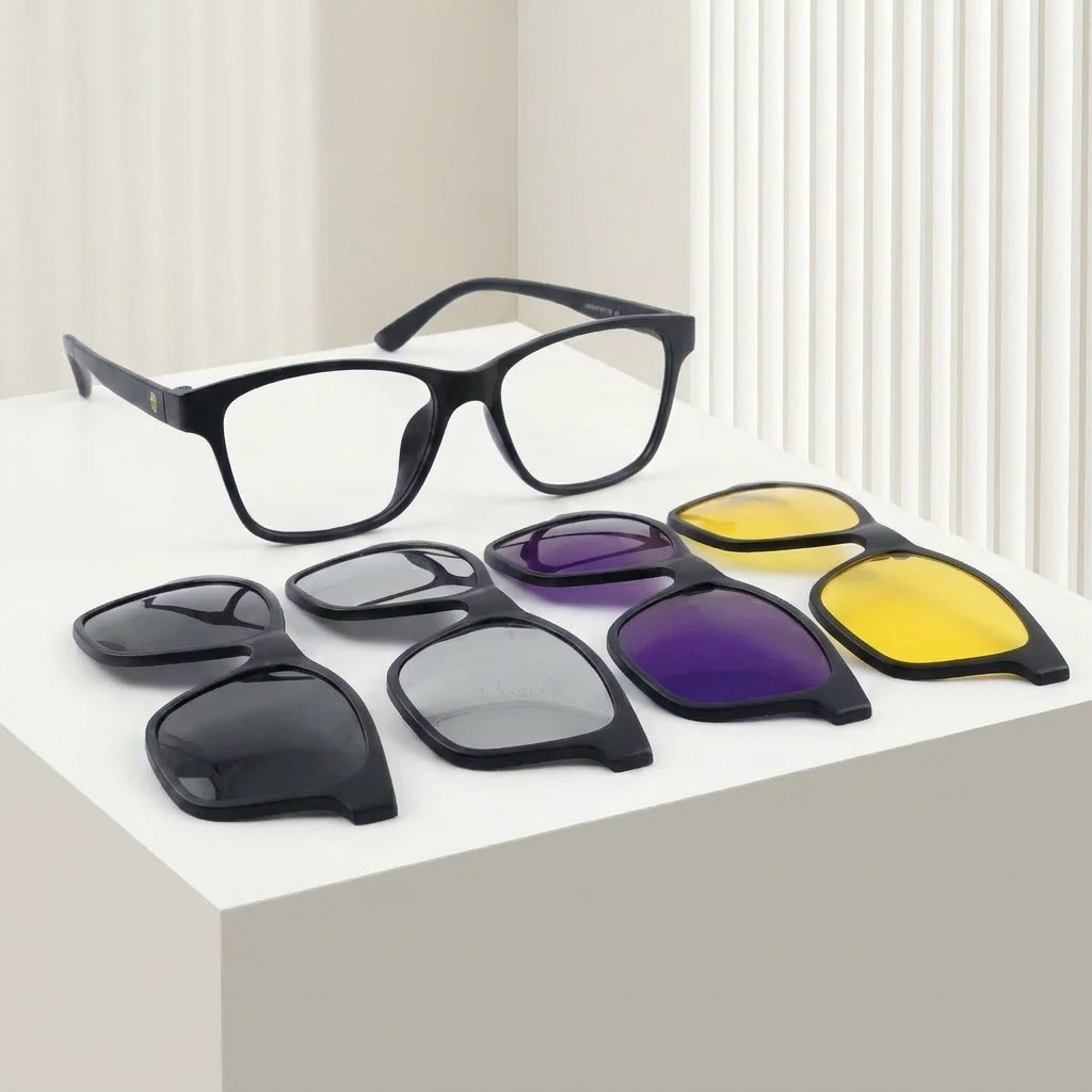OG Noir Slimline | Ultra-Light Minimal Square Eyeglasses
