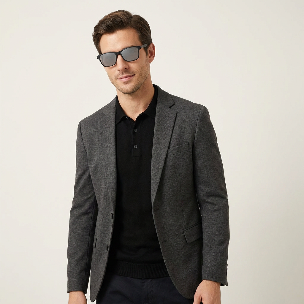 OG Noir Slimline | Ultra-Light Minimal Square Eyeglasses
