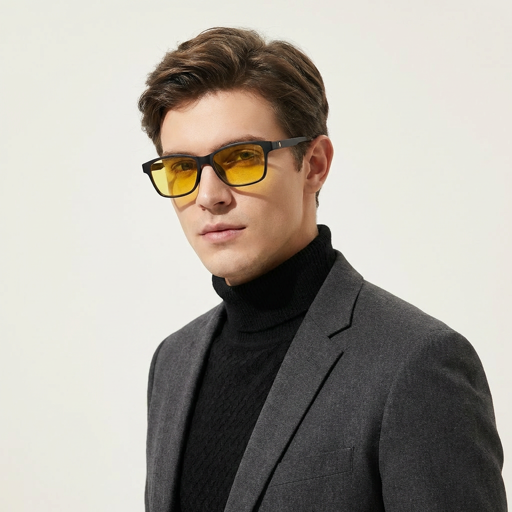 OG Noir Slimline | Ultra-Light Minimal Square Eyeglasses