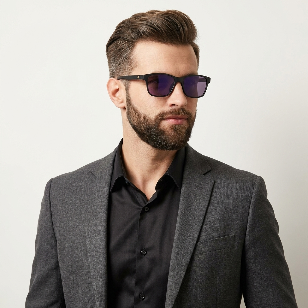 OG Noir Slimline | Ultra-Light Minimal Square Eyeglasses