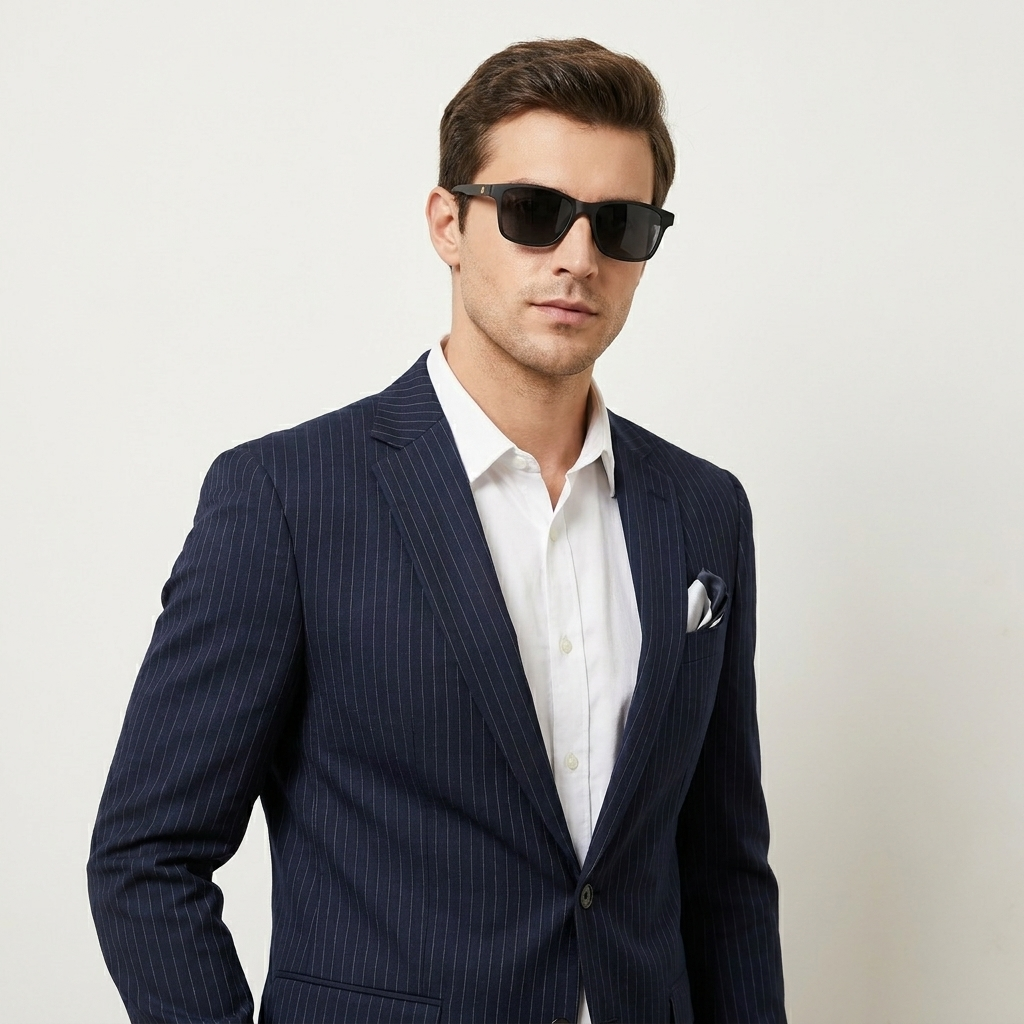 OG Noir Slimline | Ultra-Light Minimal Square Eyeglasses