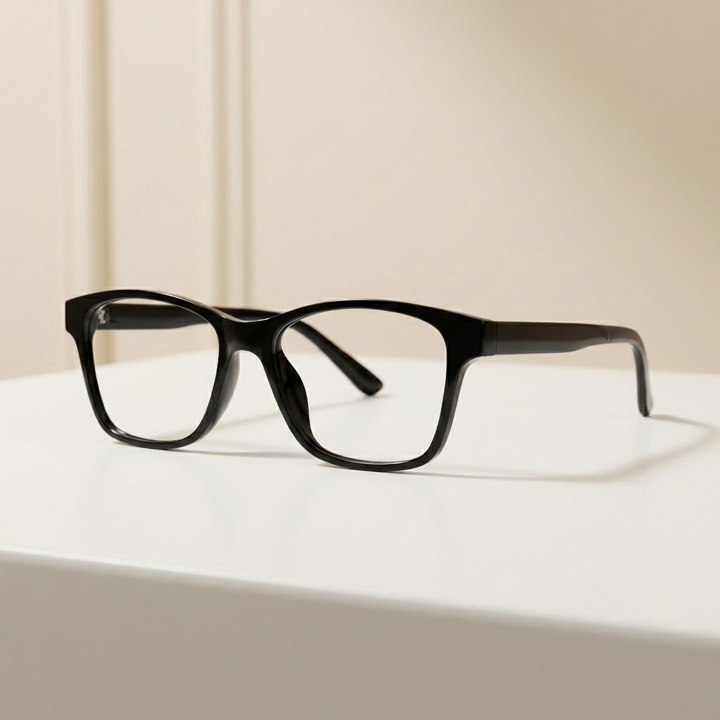 OG Noir Slimline | Ultra-Light Minimal Square Eyeglasses