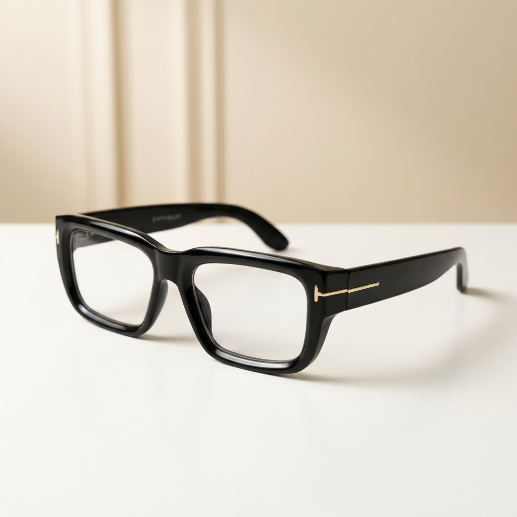 OG Noir Sovereign | Luxury Black Executive Square Frame Eyewear
