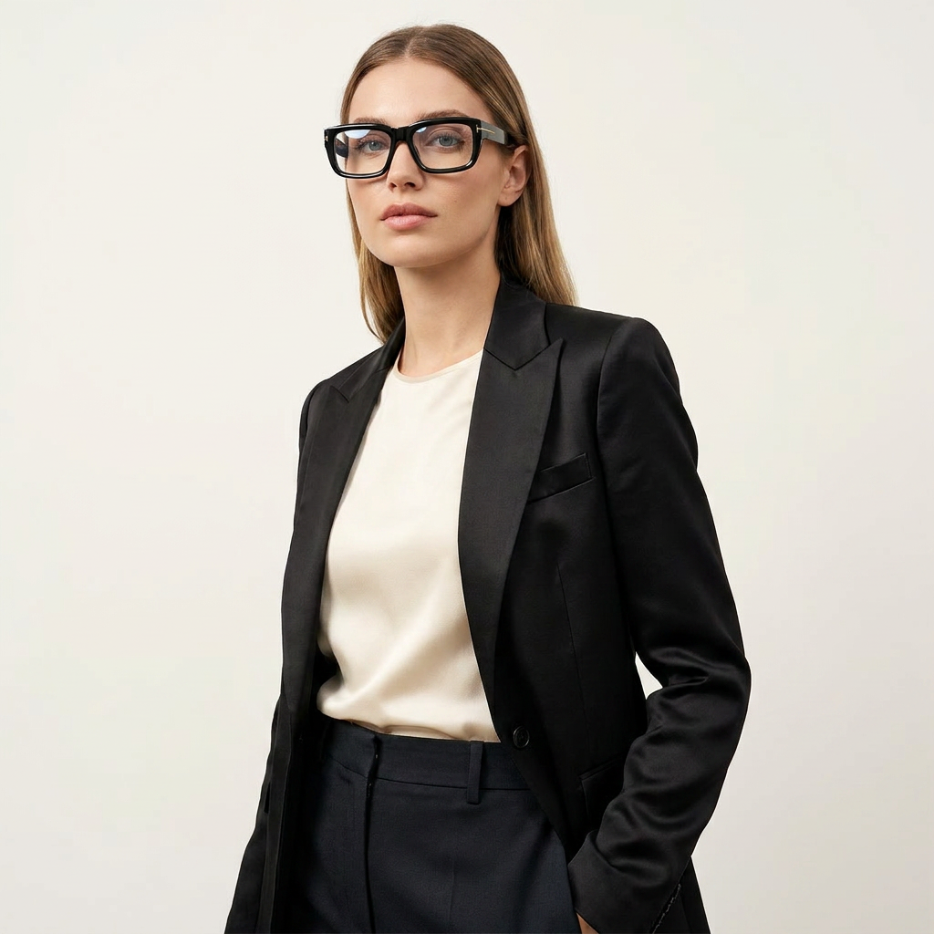 OG Noir Sovereign | Luxury Black Executive Square Frame Eyewear