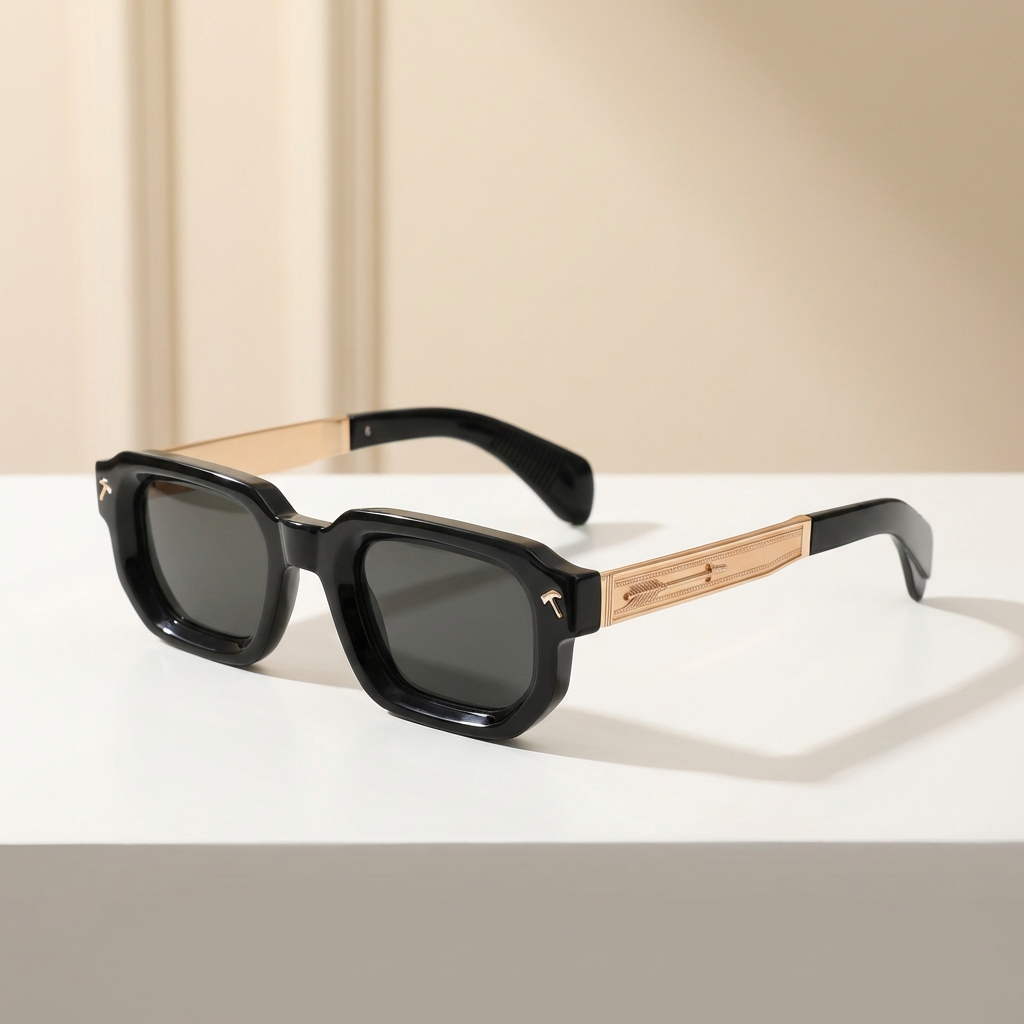 OG Noir Titan Edge | Bold Chunky Square Luxury Sunglasses