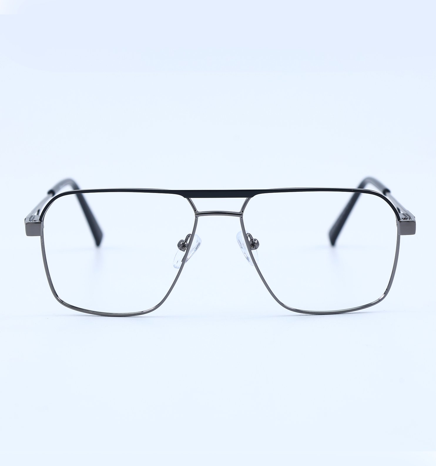 OG Nova Metal Square Full Rim Eyeglasses | Premium Metal Optical Frame for Men