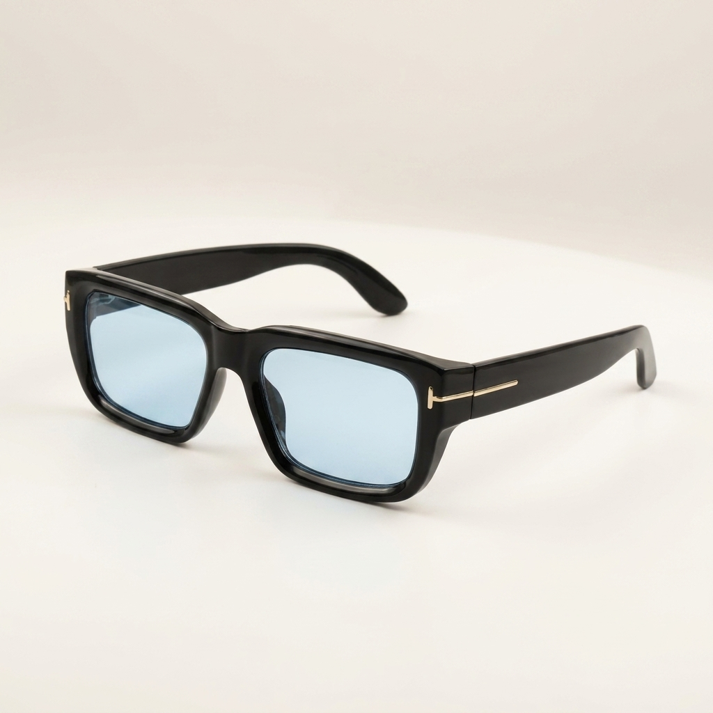 OG Obsidian Edge | Luxury Matte Black Rectangular Optical Frame