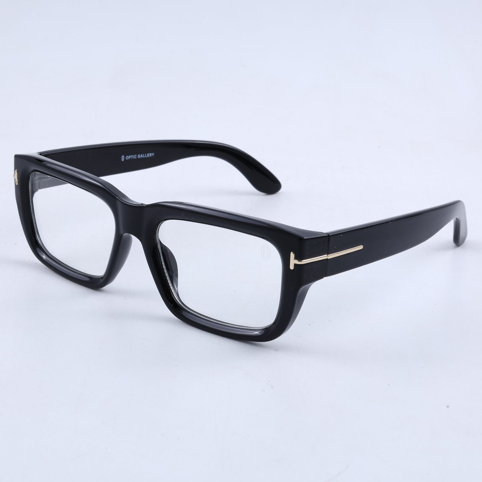 OG Obsidian Edge | Luxury Matte Black Rectangular Optical Frame