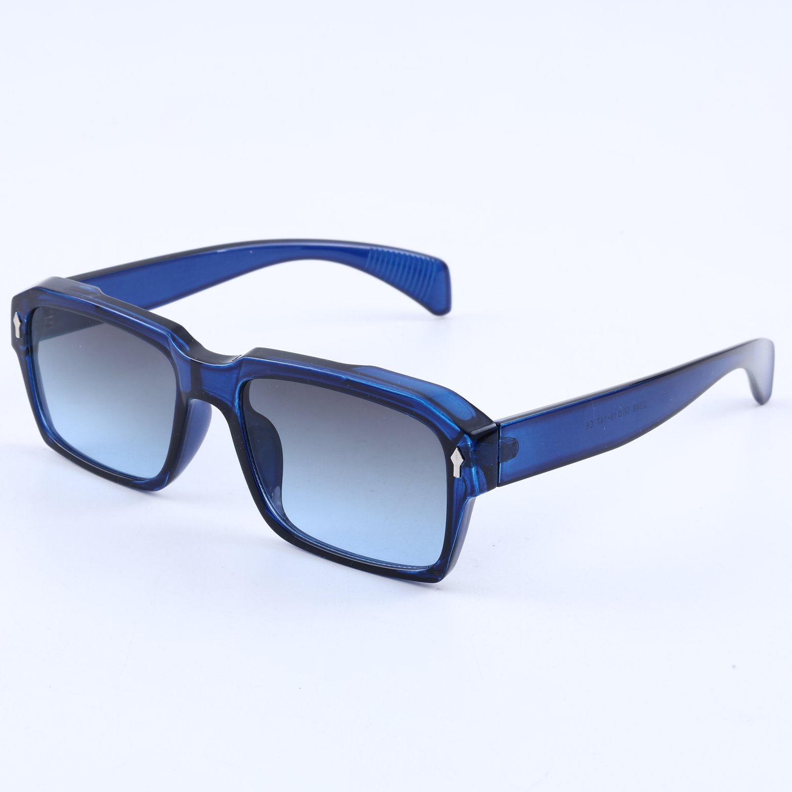 OG Ocean Fade Square | Transparent Blue Frame with Gradient Blue Lenses