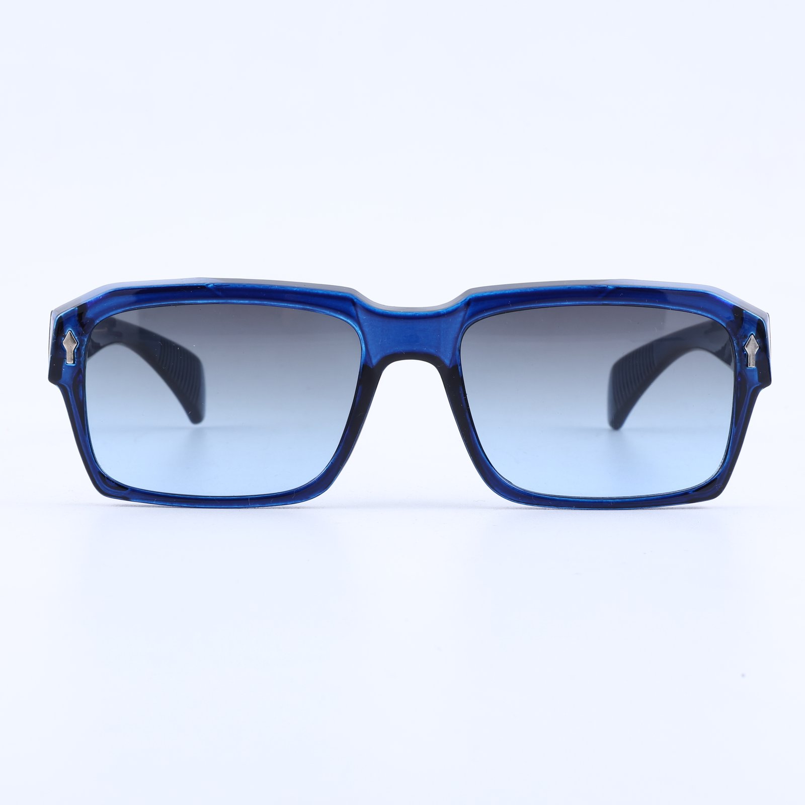 OG Ocean Fade Square | Transparent Blue Frame with Gradient Blue Lenses