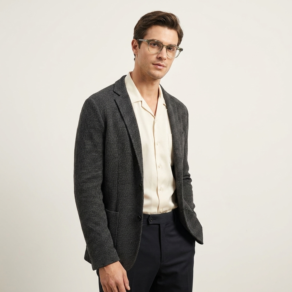 OG Olive Crystal Flex | Transparent Square Eyeglasses