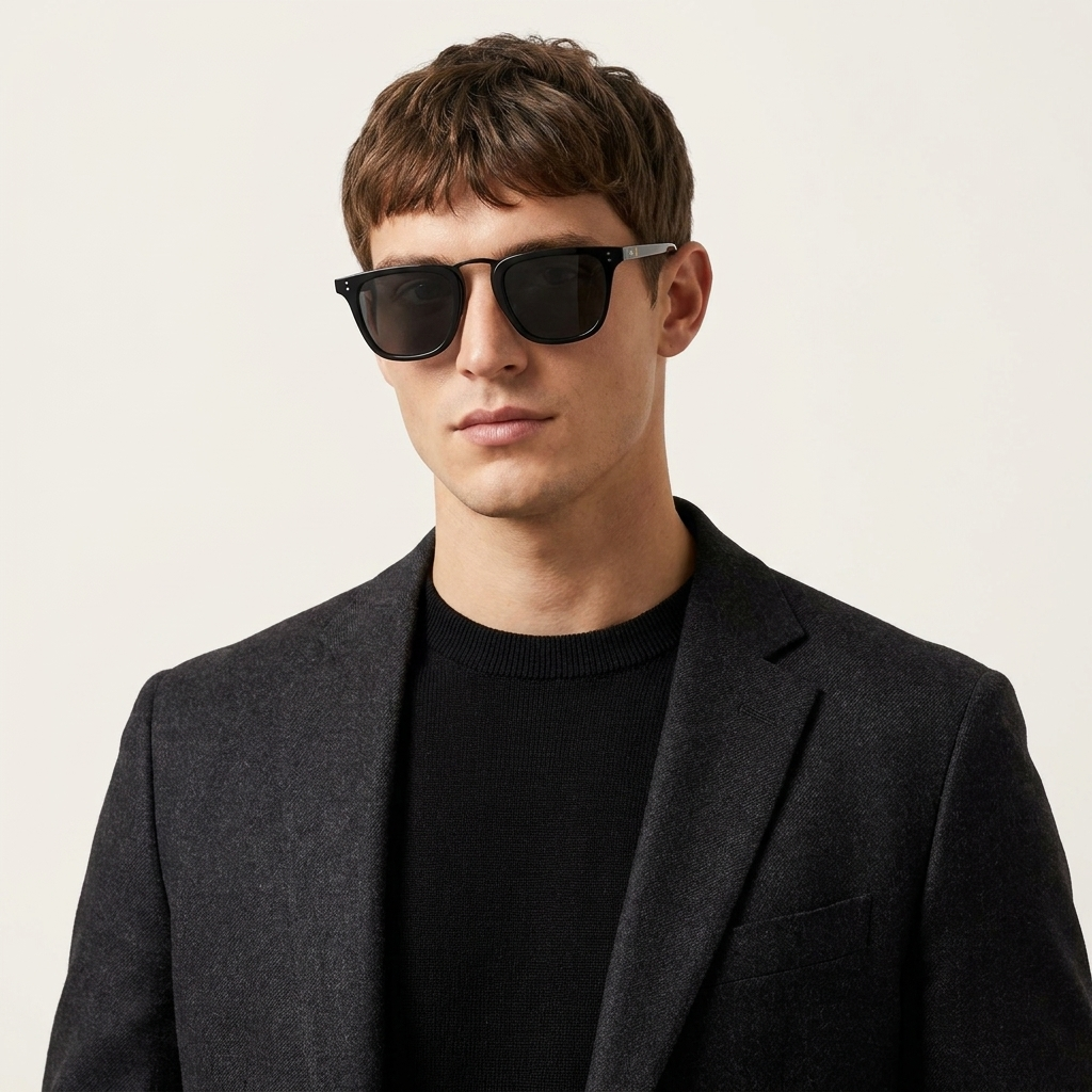 OG Olive Mist | Transparent Taupe Round Sunglasses with Green Tinted Lenses