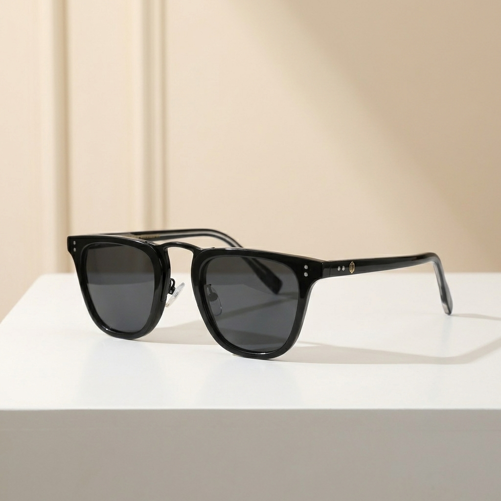 OG Olive Mist | Transparent Taupe Round Sunglasses with Green Tinted Lenses