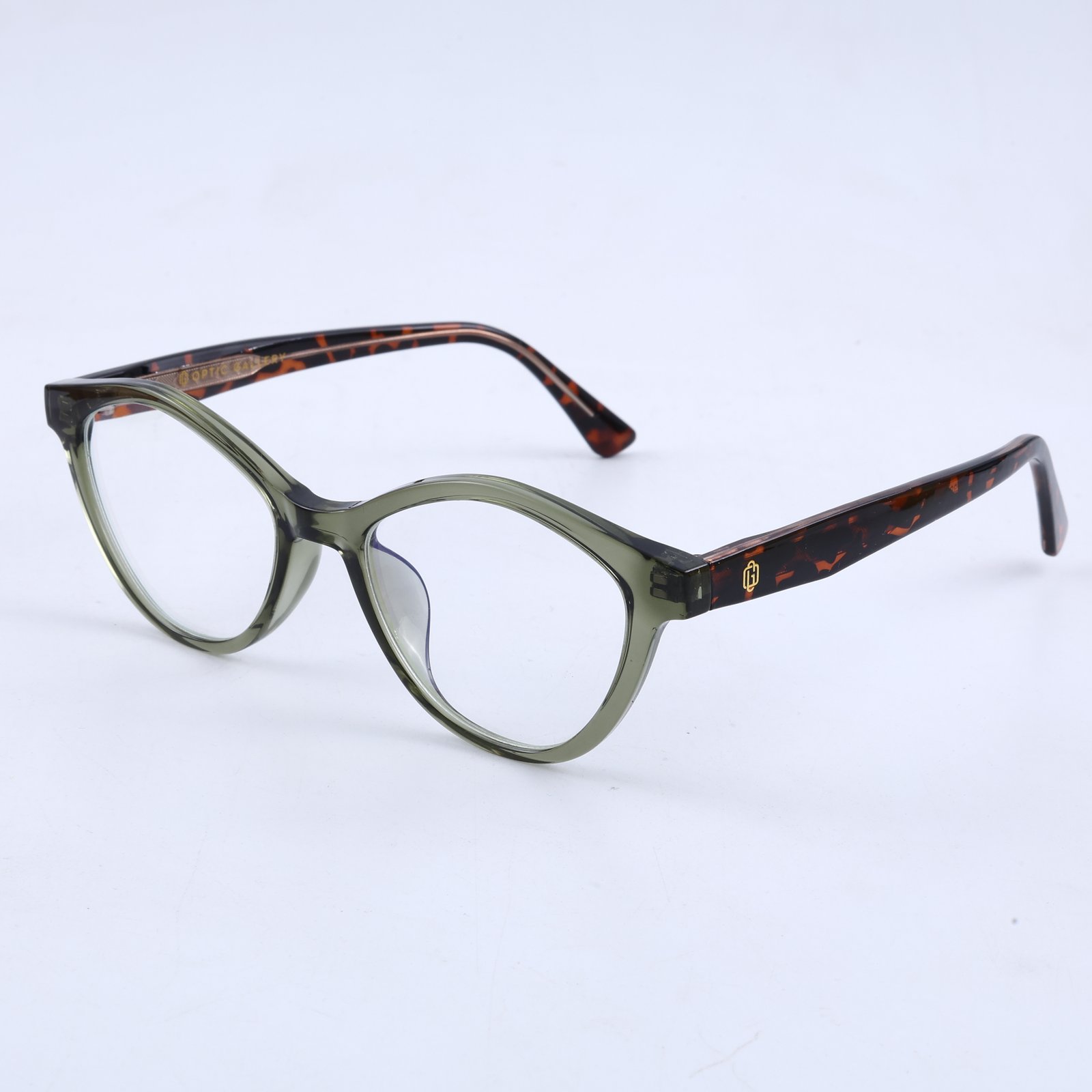 OG Olive Muse Classic | Round Frame with Tortoise Temples
