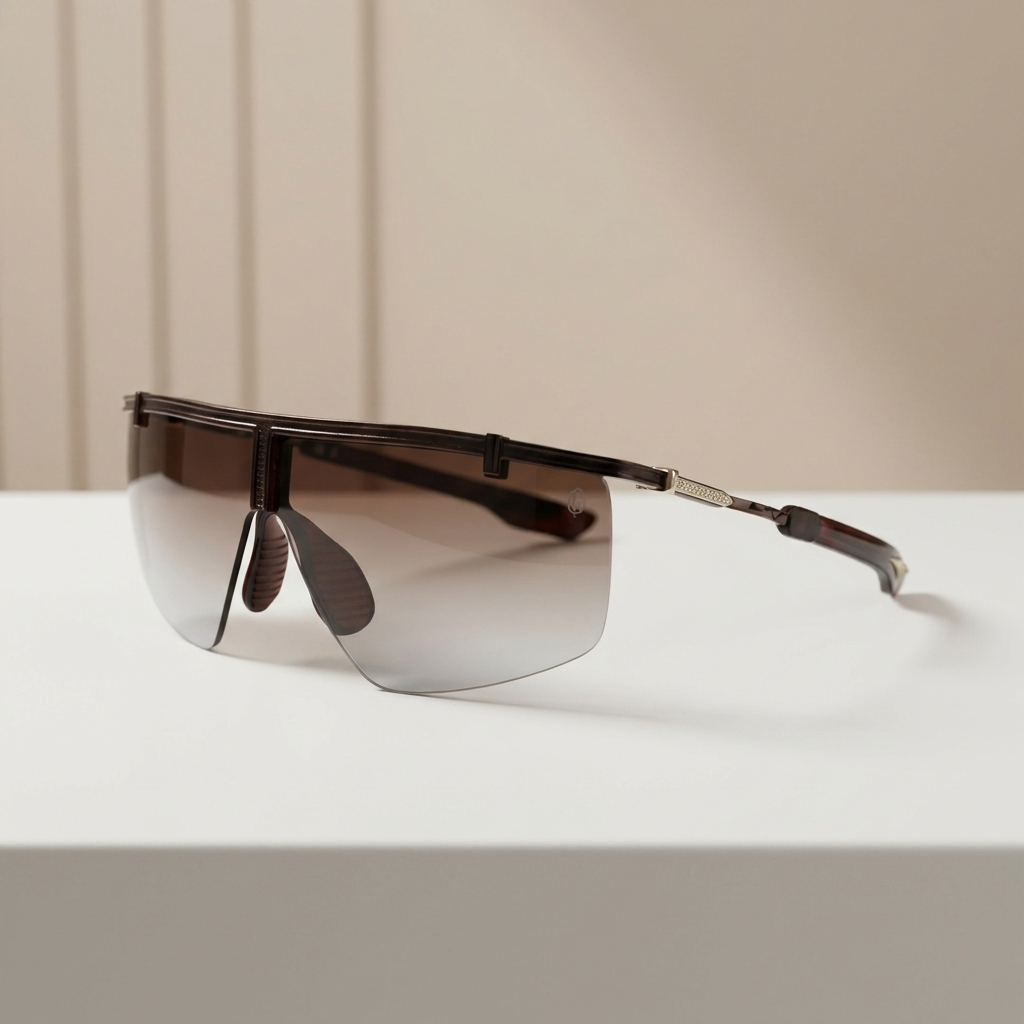 OG Phantom Visor | Rimless Shield Gradient Smoke Sunglasses