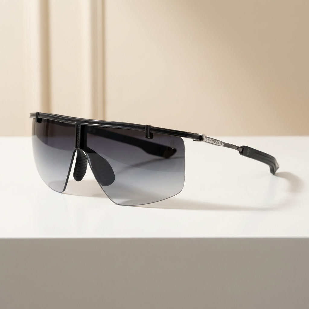 OG Phantom Visor | Rimless Shield Gradient Smoke Sunglasses