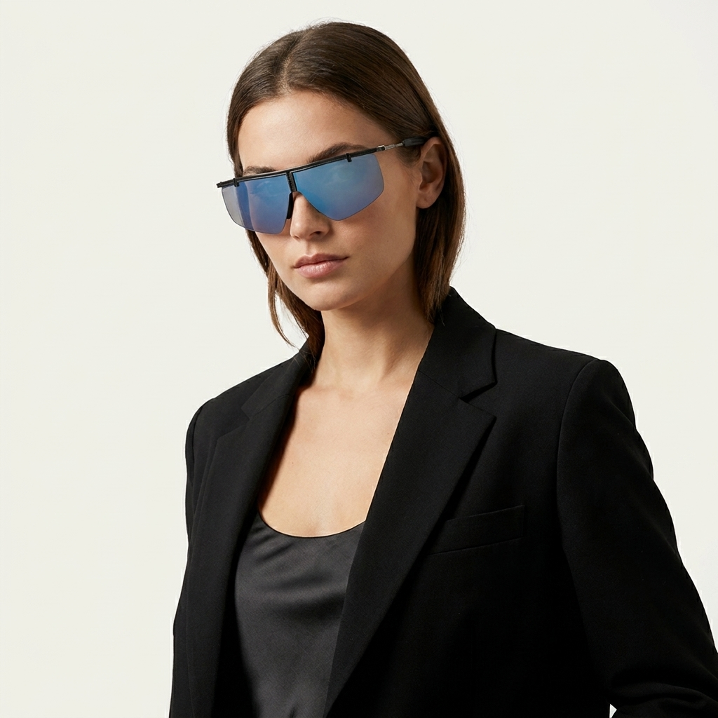 OG Phantom Visor | Rimless Shield Gradient Smoke Sunglasses