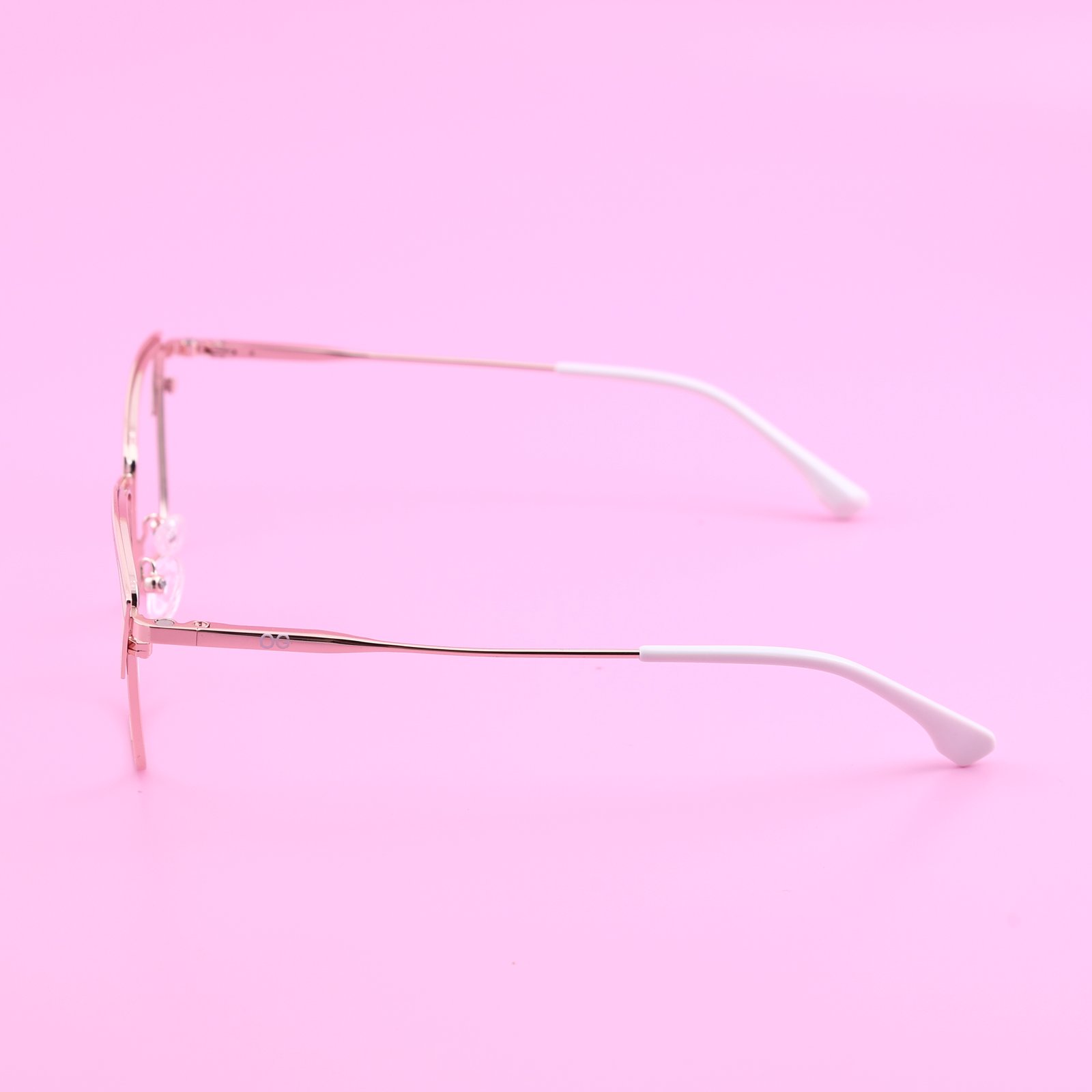 OG Pink Mirage | Crystal Frame Pink Mirror Sunglasses