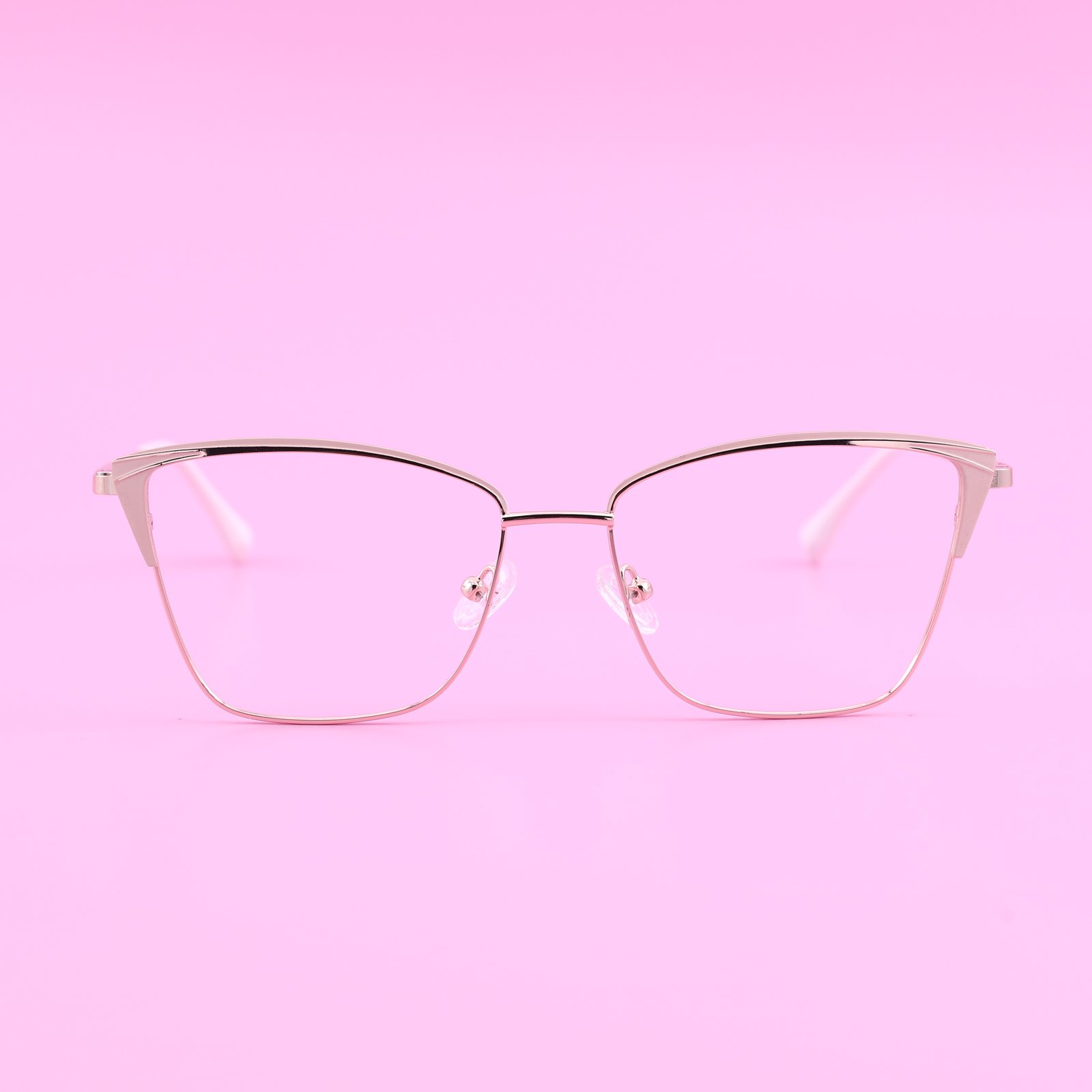 OG Pink Mirage | Crystal Frame Pink Mirror Sunglasses