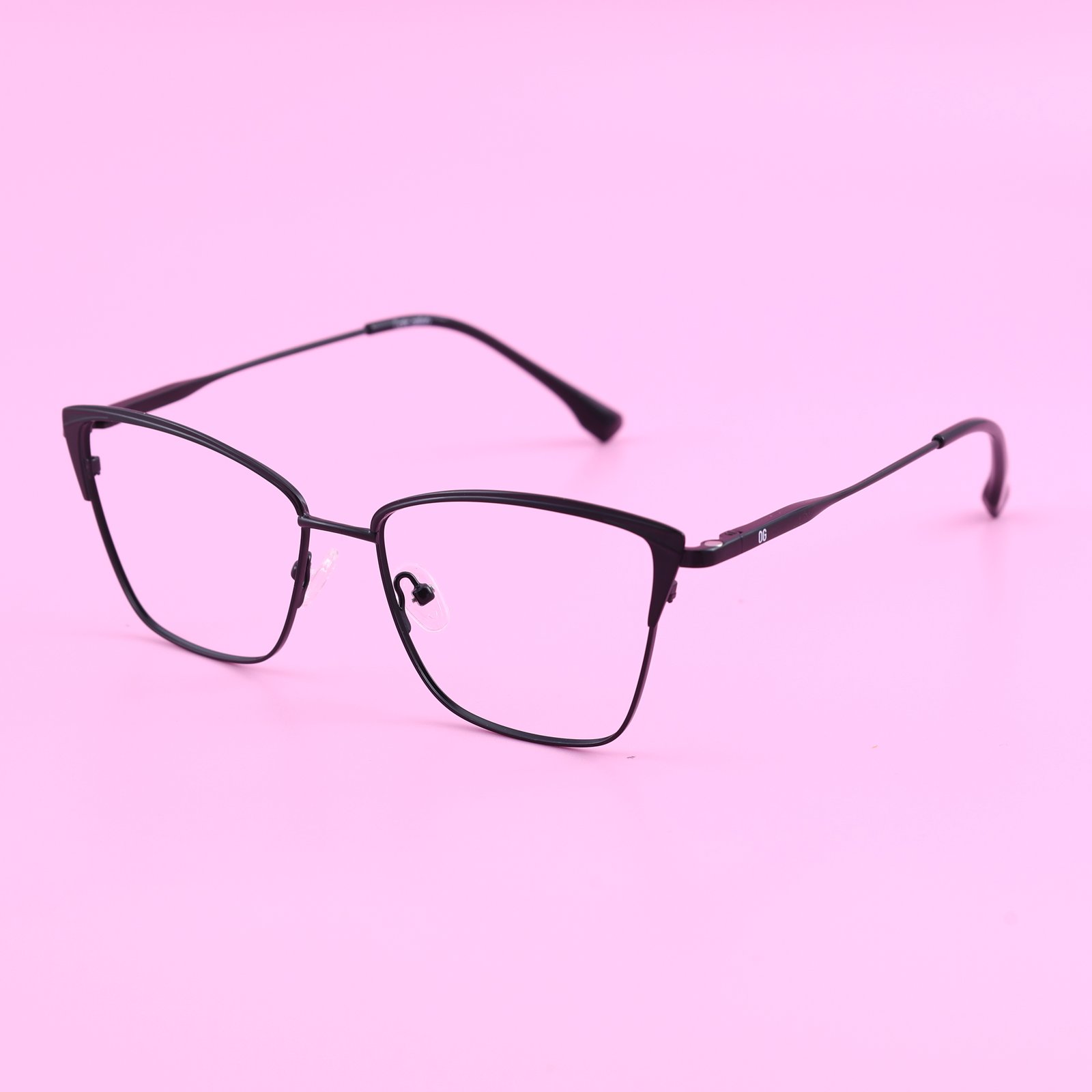 OG Pink Mirage | Crystal Frame Pink Mirror Sunglasses