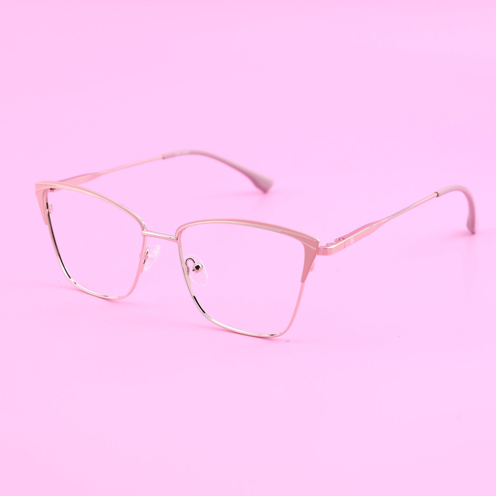 OG Pink Mirage | Crystal Frame Pink Mirror Sunglasses