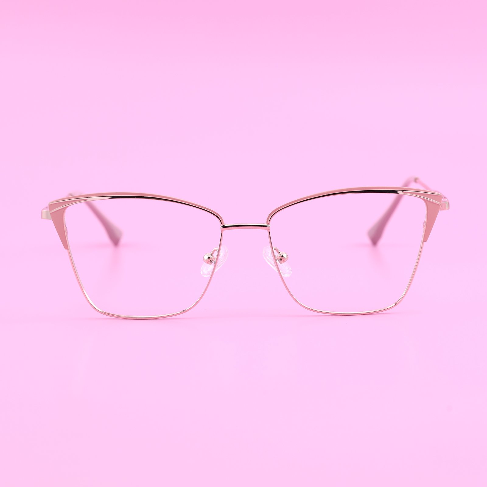 OG Pink Mirage | Crystal Frame Pink Mirror Sunglasses